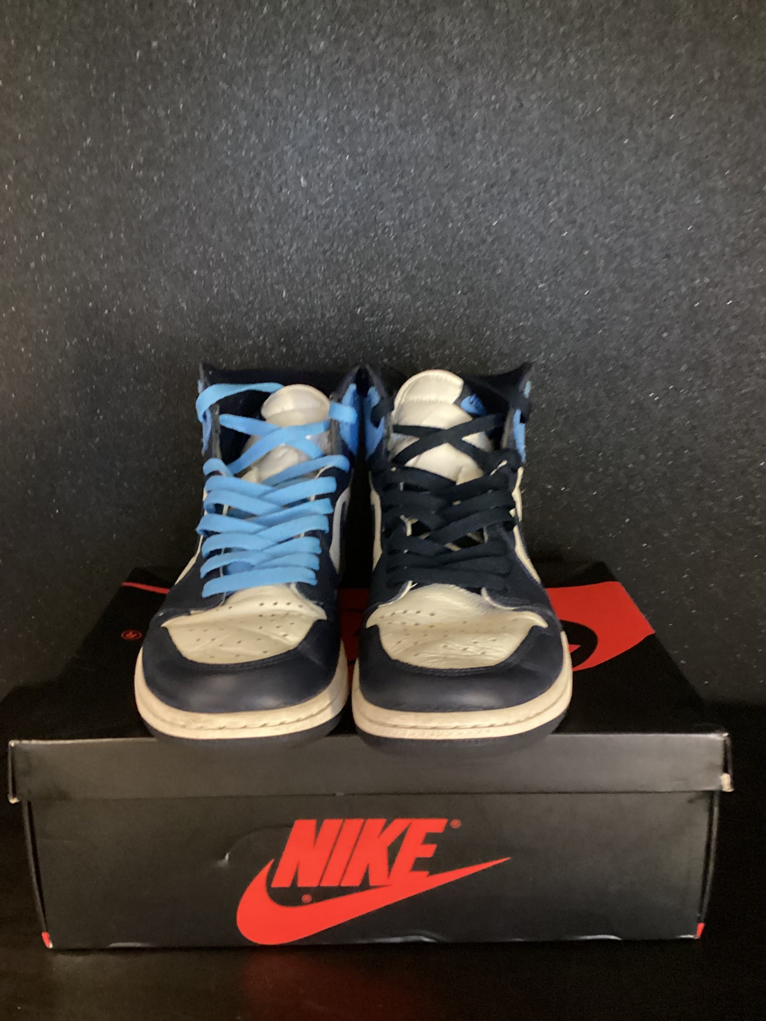 Jordan 1 High Obsidian Size 9 Preowned