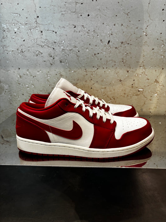 Jordan 1 Low "Gym Red White" Size 12 Preowned