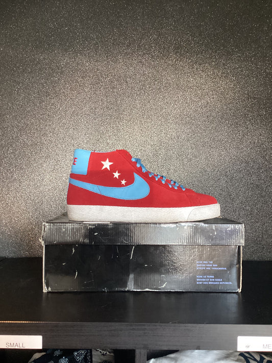 Nike SB Blazer High "Fire And ice" '07 Size 11.5 Preowned