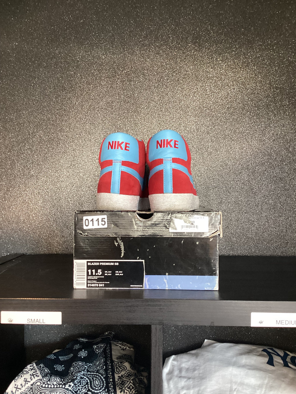 Nike SB Blazer High "Fire And ice" '07 Size 11.5 Preowned