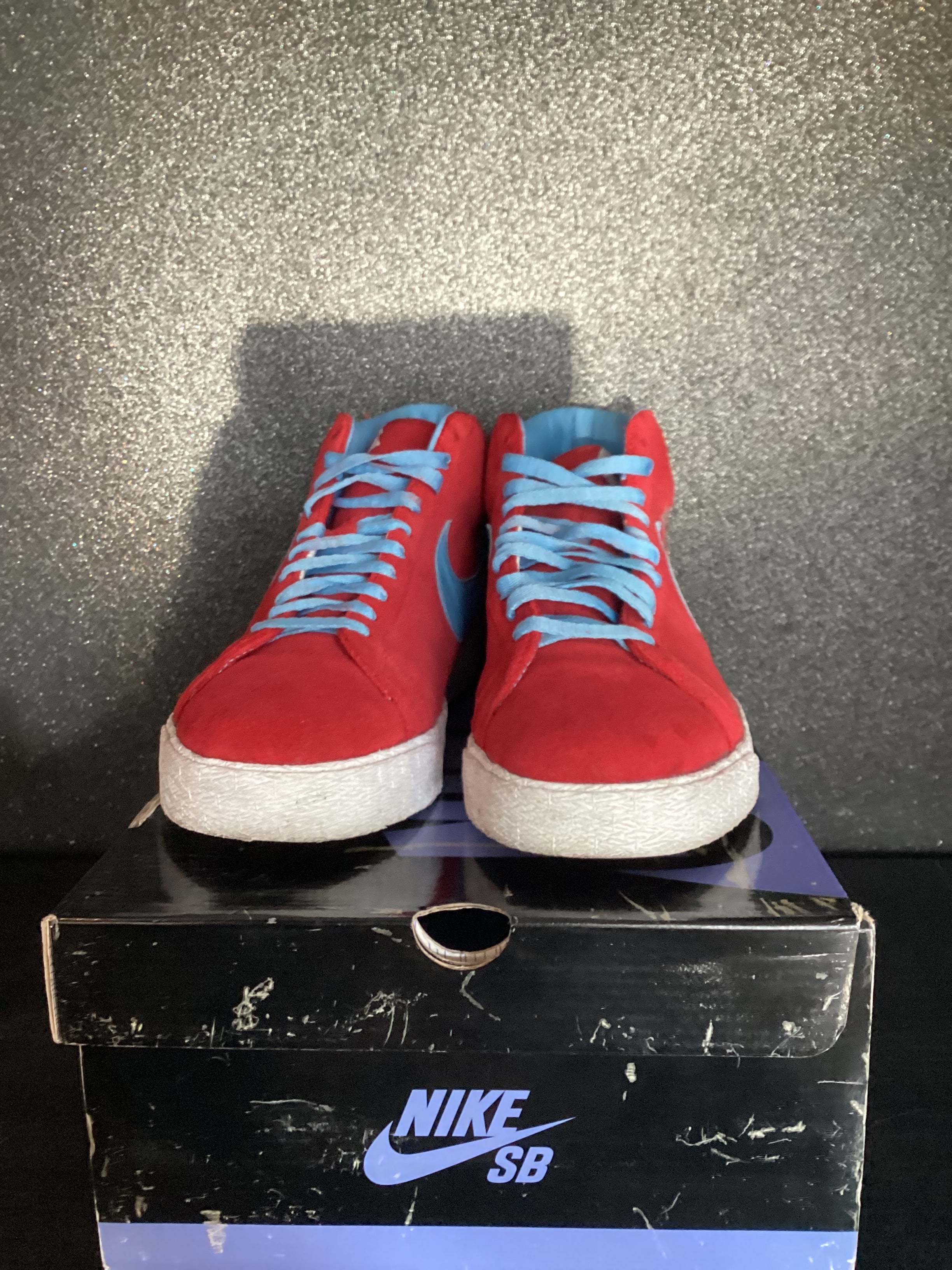 Nike SB Blazer High "Fire And ice" '07 Size 11.5 Preowned