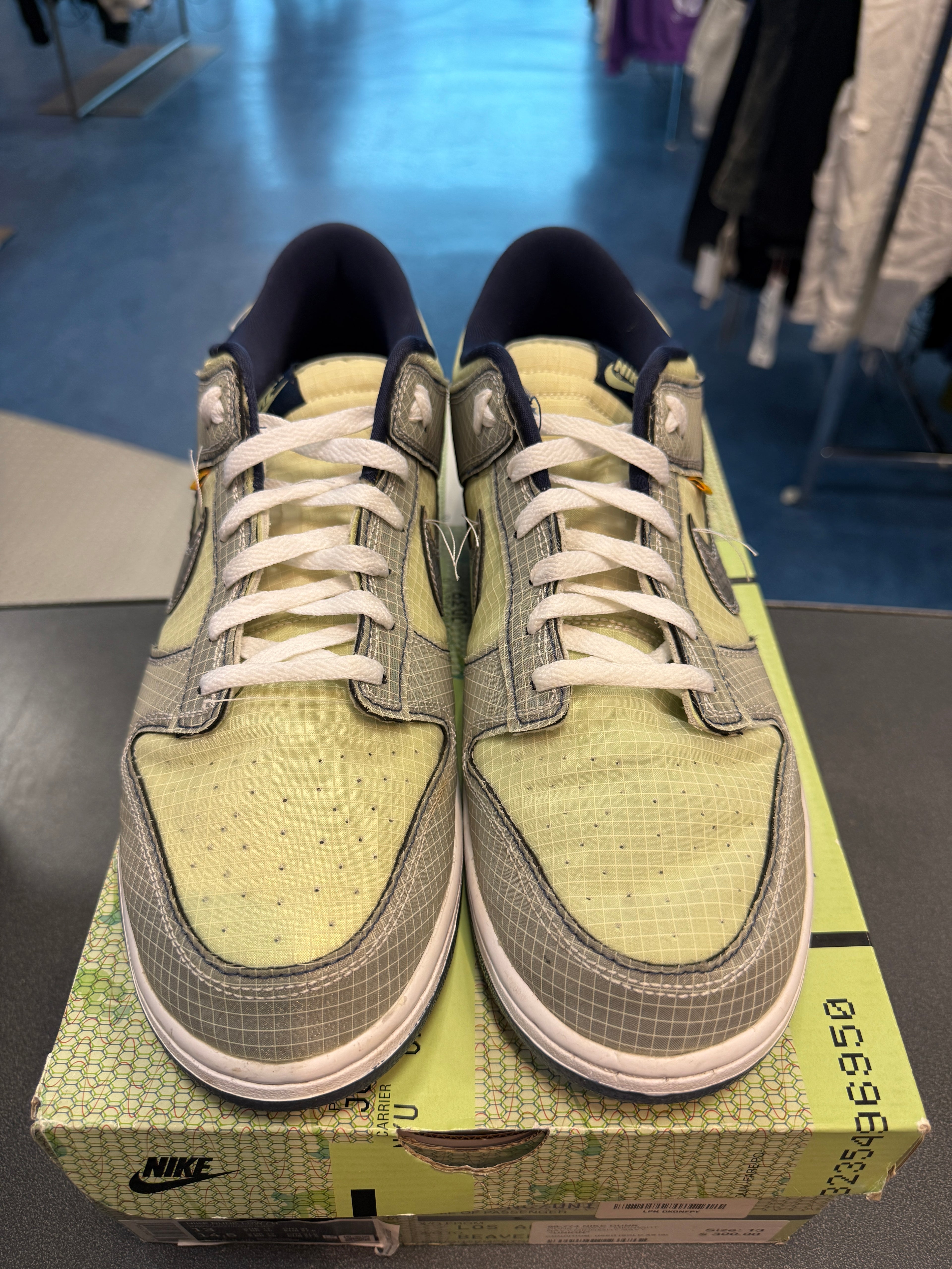 Nike Dunk Low Union "Passport Pack Pistachio" Size 13 Preowned