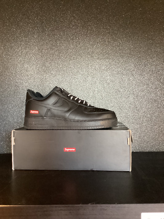 Nike Air Force Supreme Black Size 8 Preowned