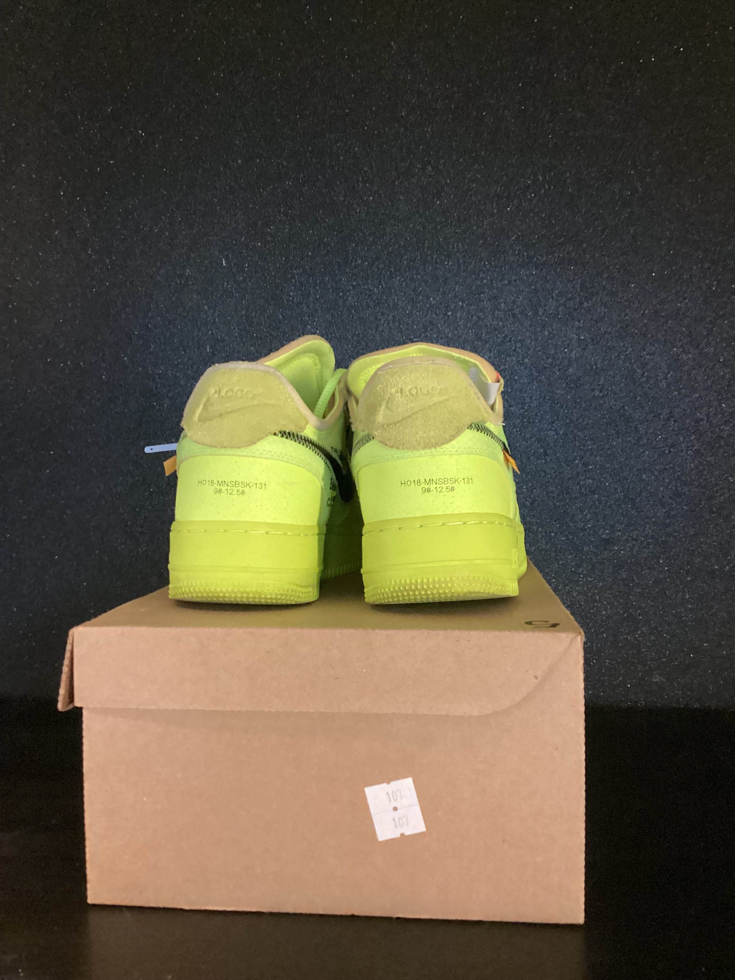 Nike Off White Air Force 1 Low Size 10.5 Preowned Rep Box
