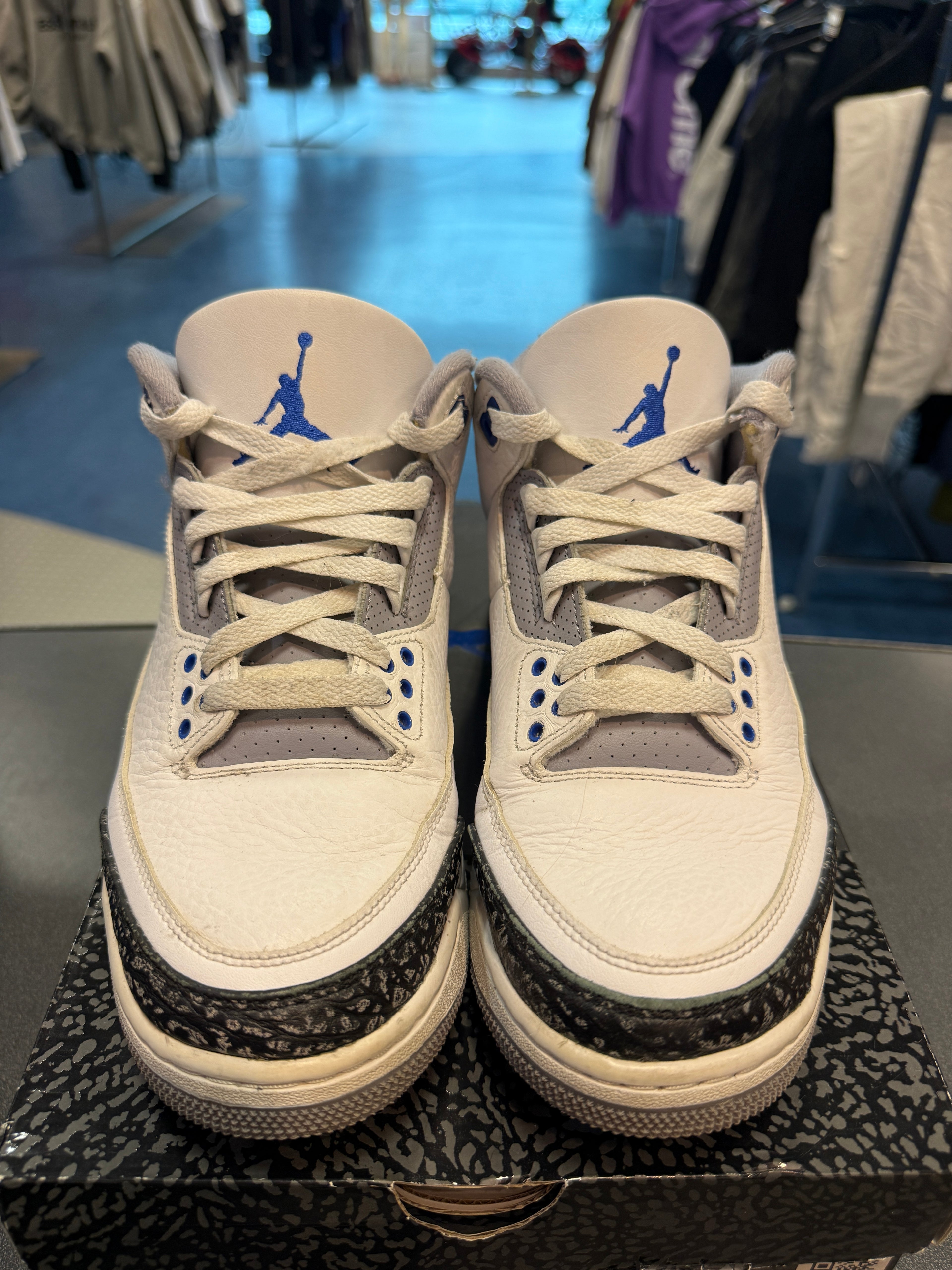 Jordan 3 Retro "Racer Blue" Size 8.5 Preowned
