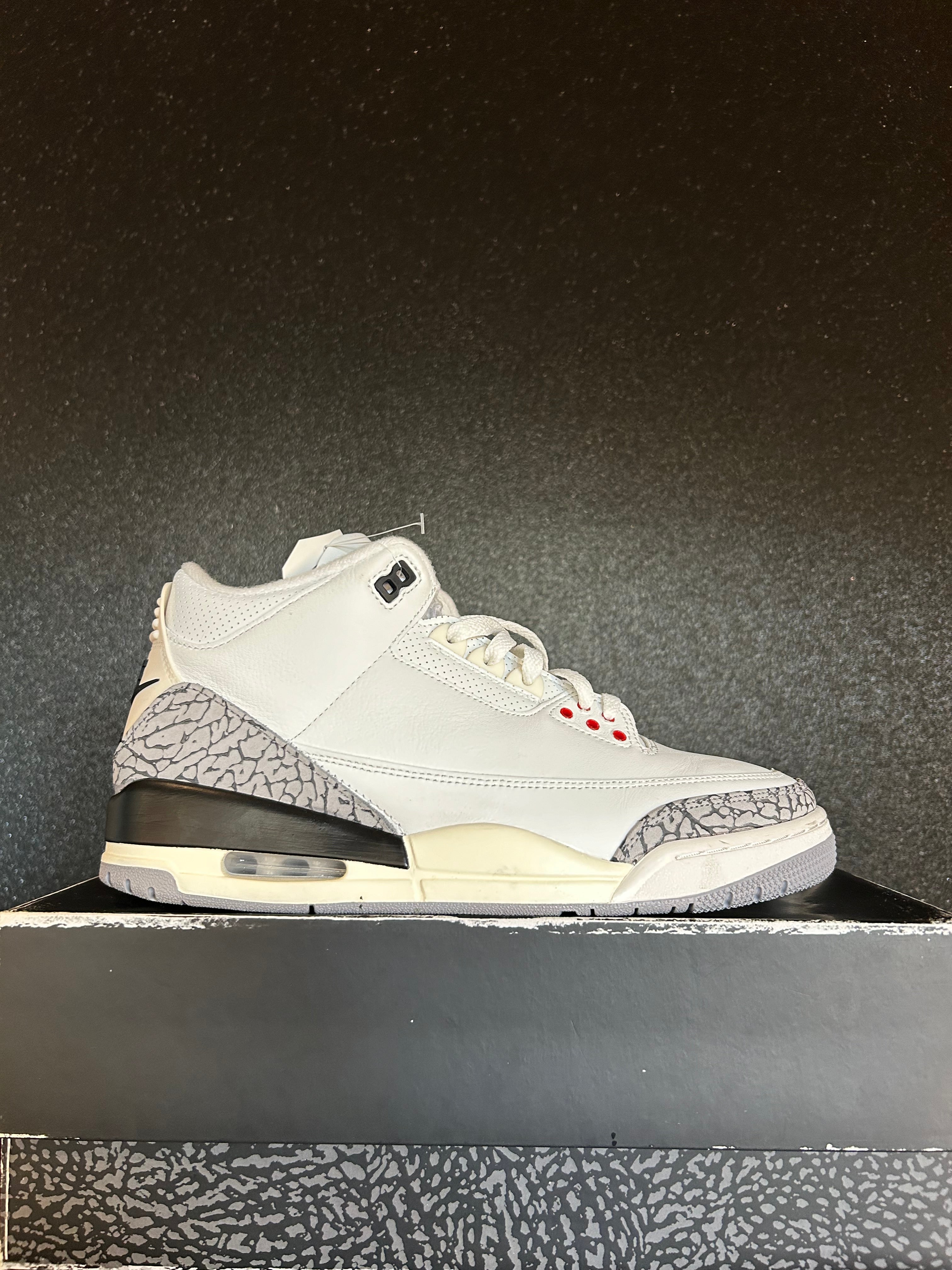 Jordan 3 Reimagined White Cement Preowned Size 10