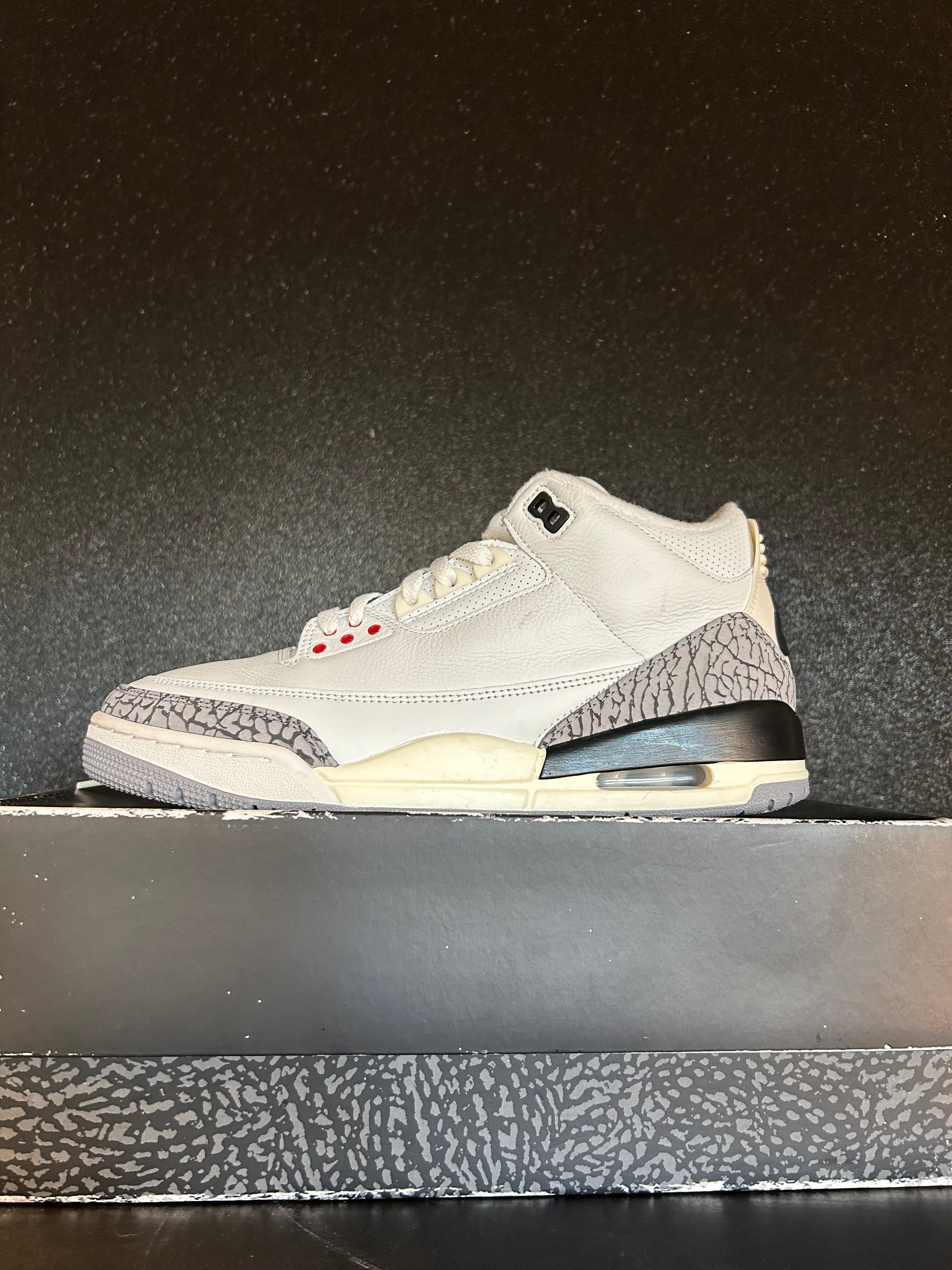 Jordan 3 Reimagined White Cement Preowned Size 10