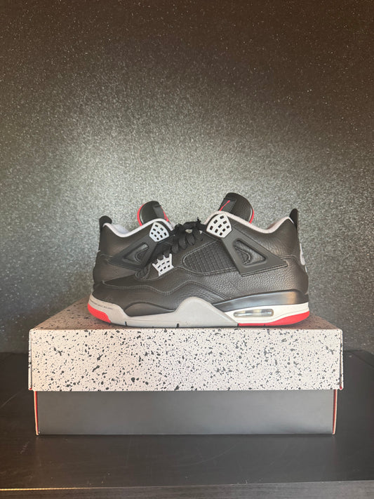 Jordan 4 'Bred Reimagined' Size 10 Preowned with box