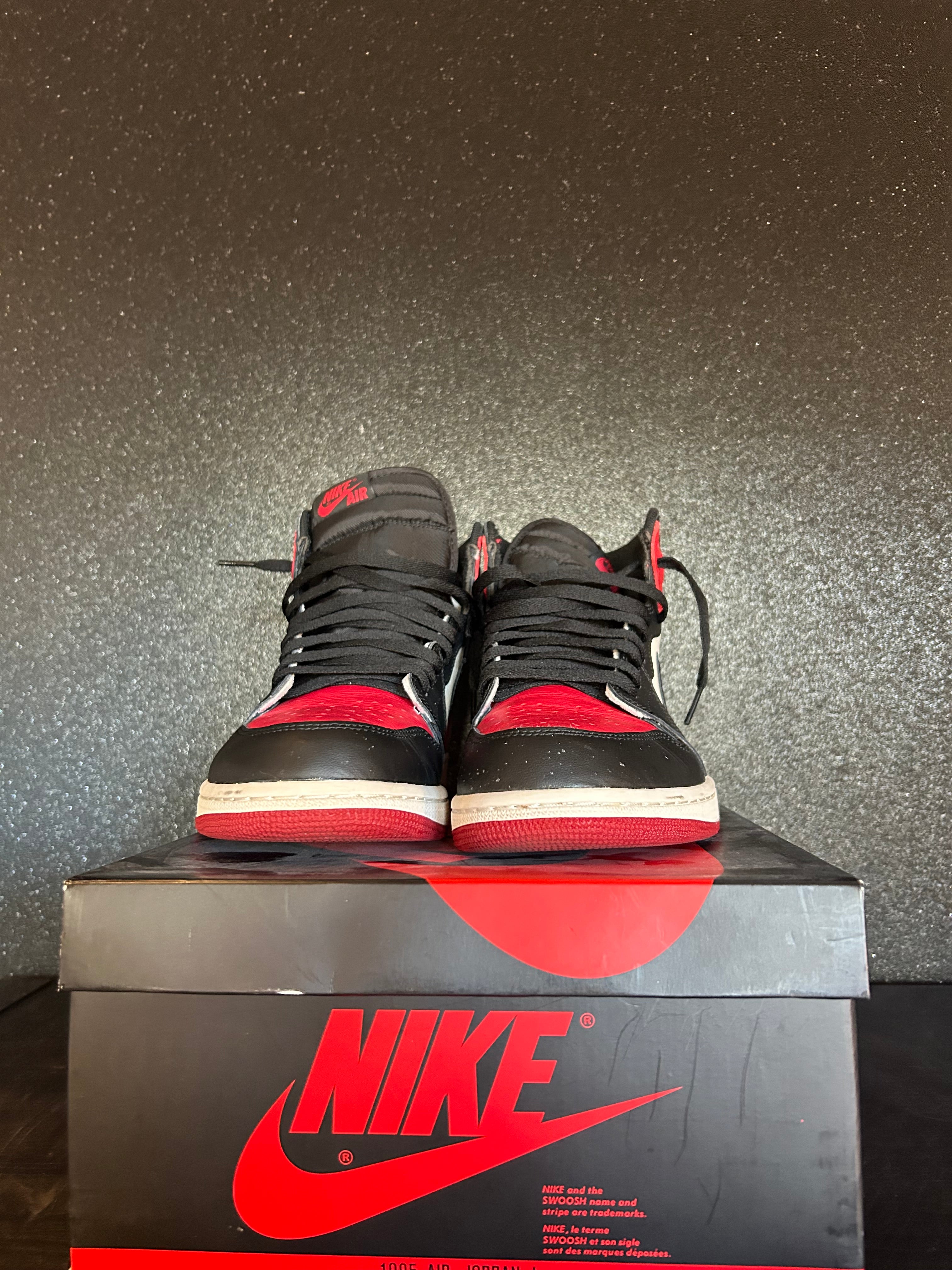 Jordan 1 Bred Toe Size 10 Preowned