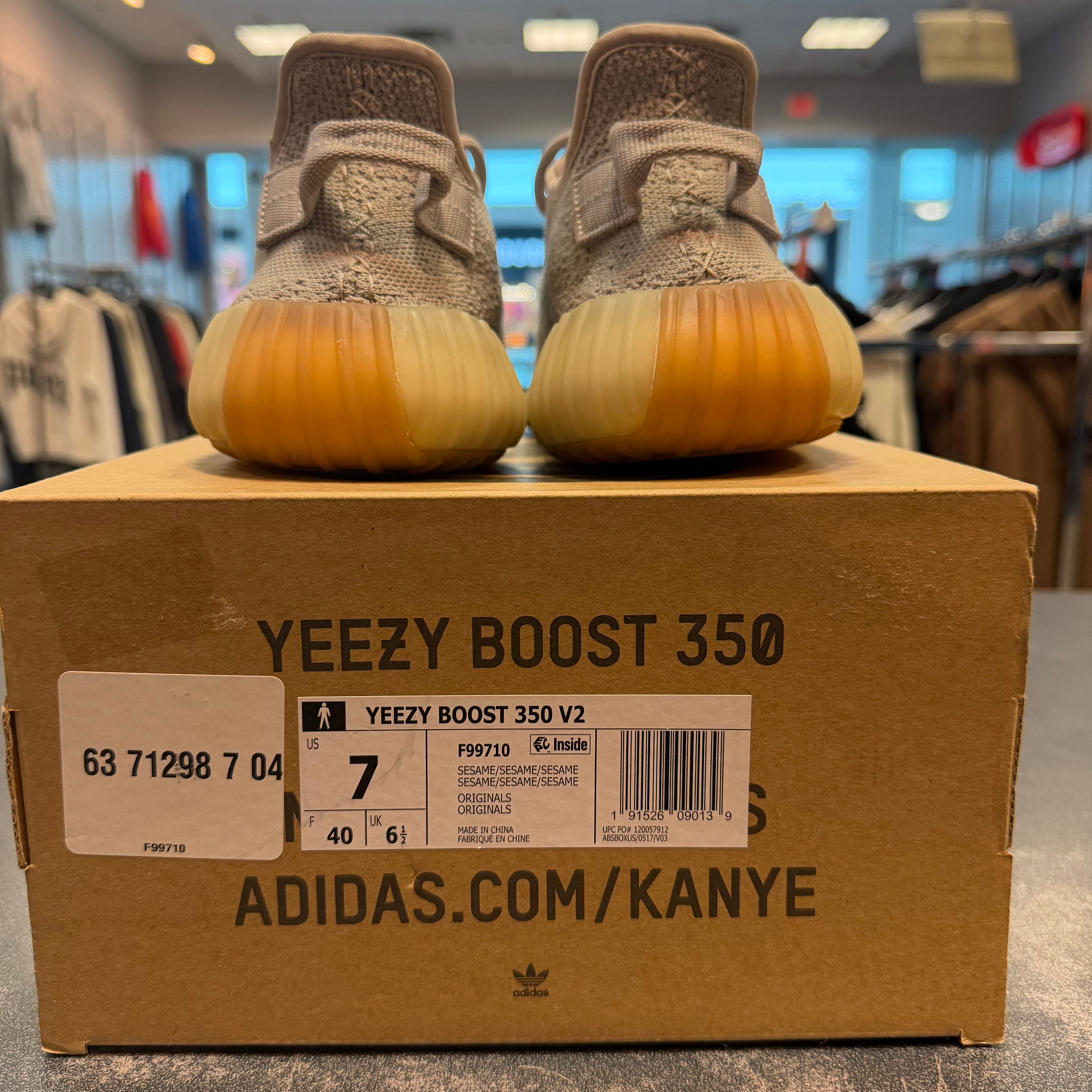Adidas Yeezy Boost 350 V2 "Sesame" Preowned