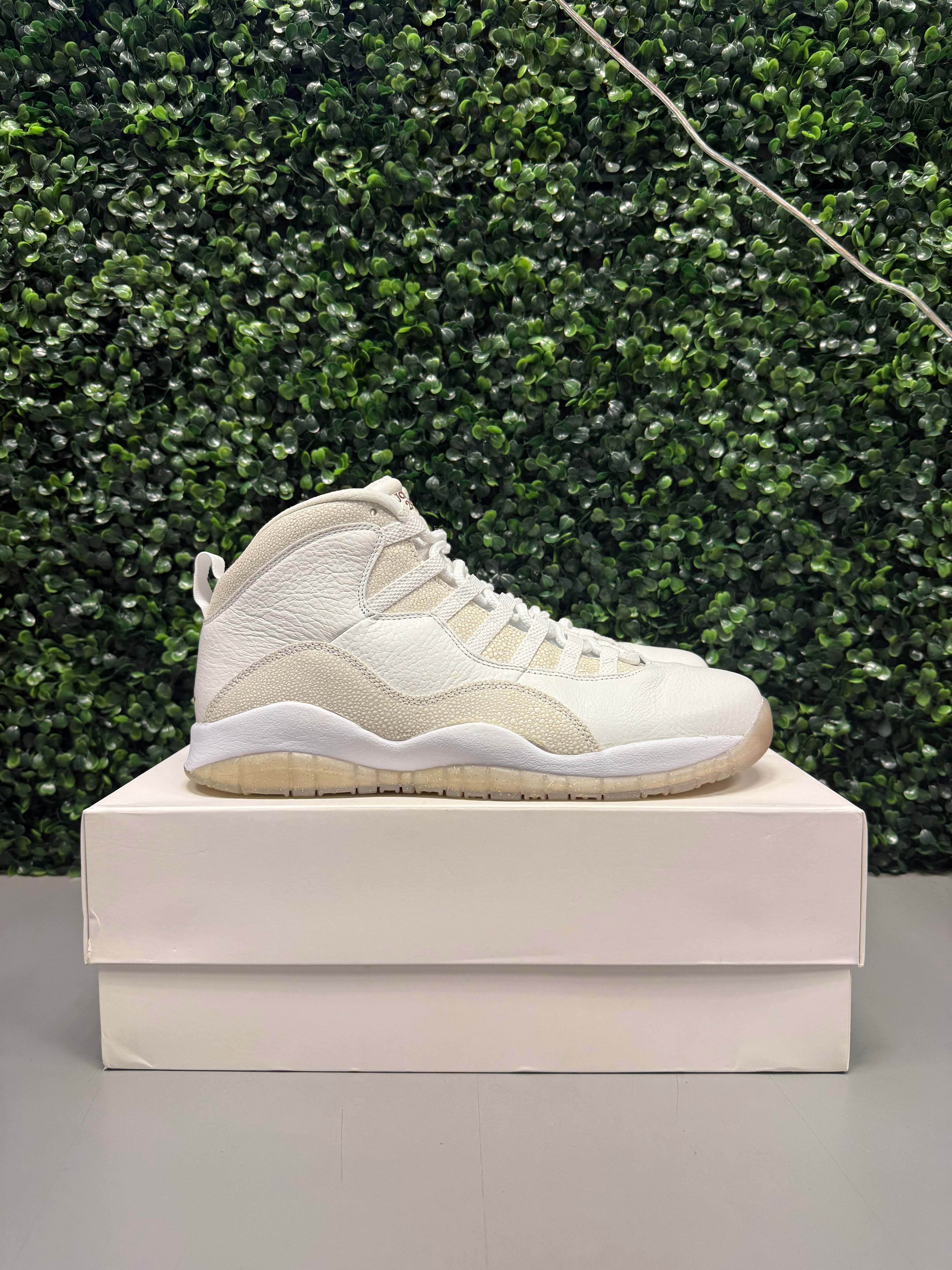 Jordan 10 Retro Drake OVO "White" Size 10.5 Preowned