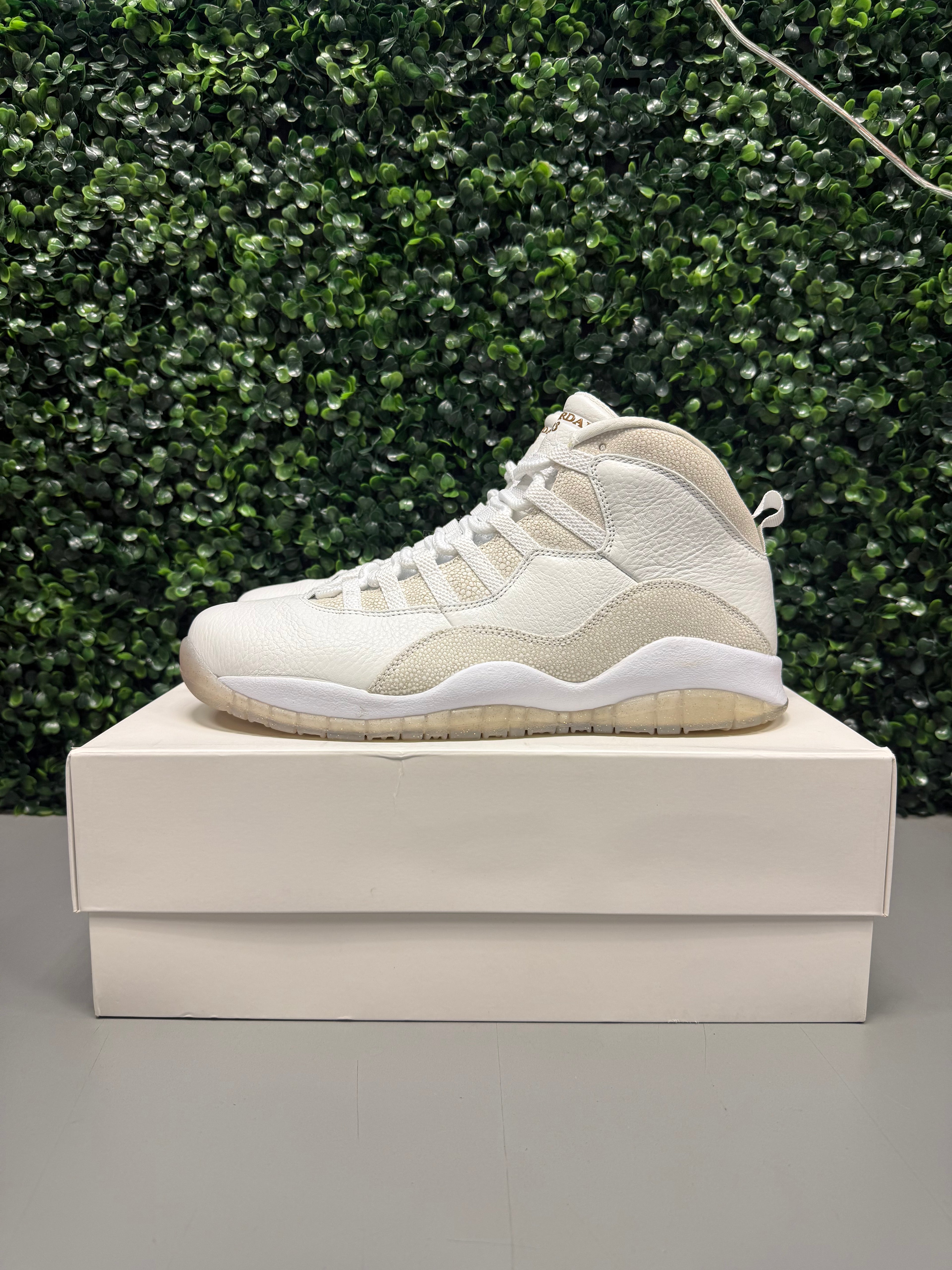 Jordan 10 Retro Drake OVO "White" Size 10.5 Preowned