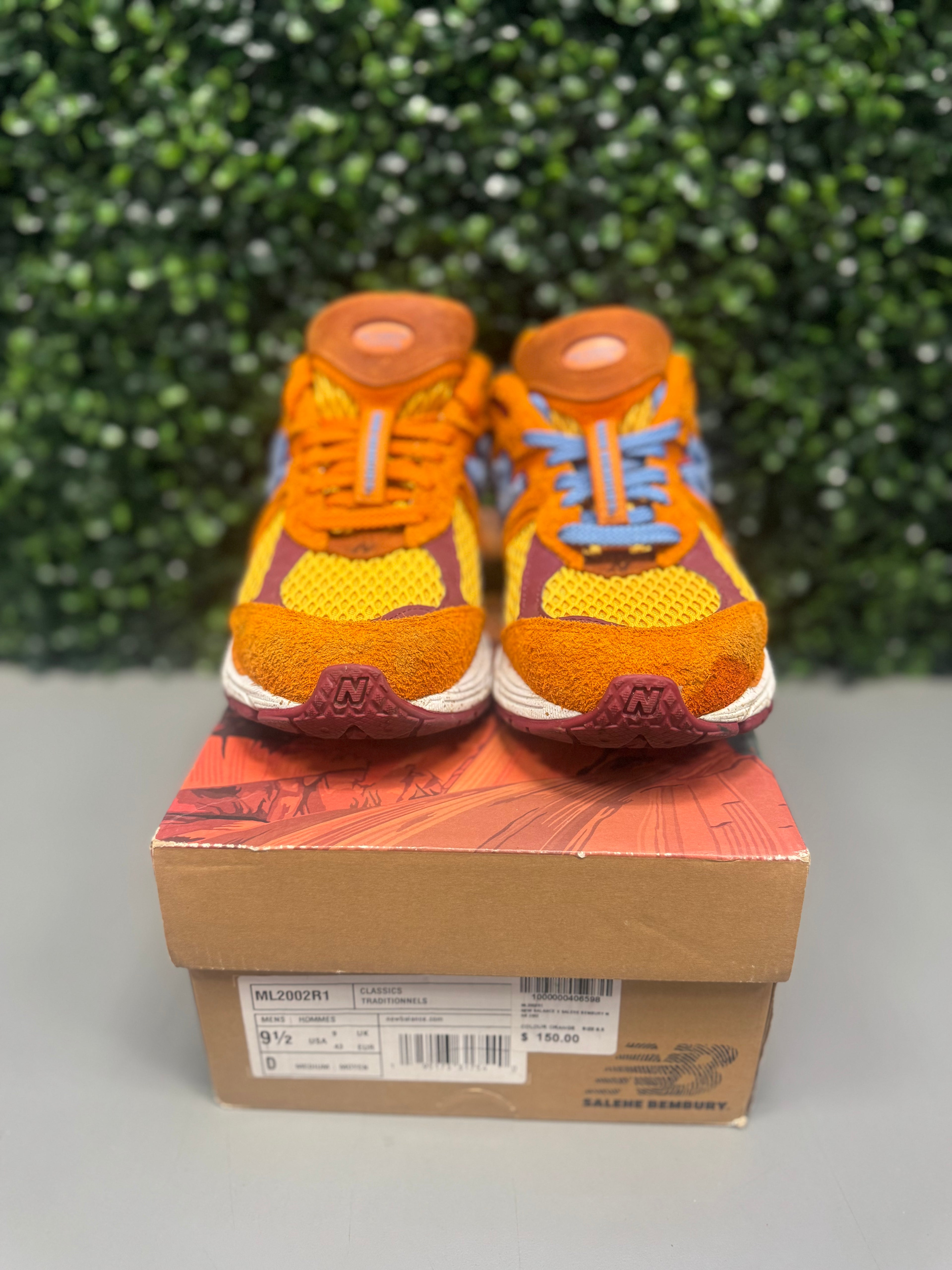 New Balance X Salehe Bembury 2002R "Peace Be The Journey" Size 9.5 Preowned