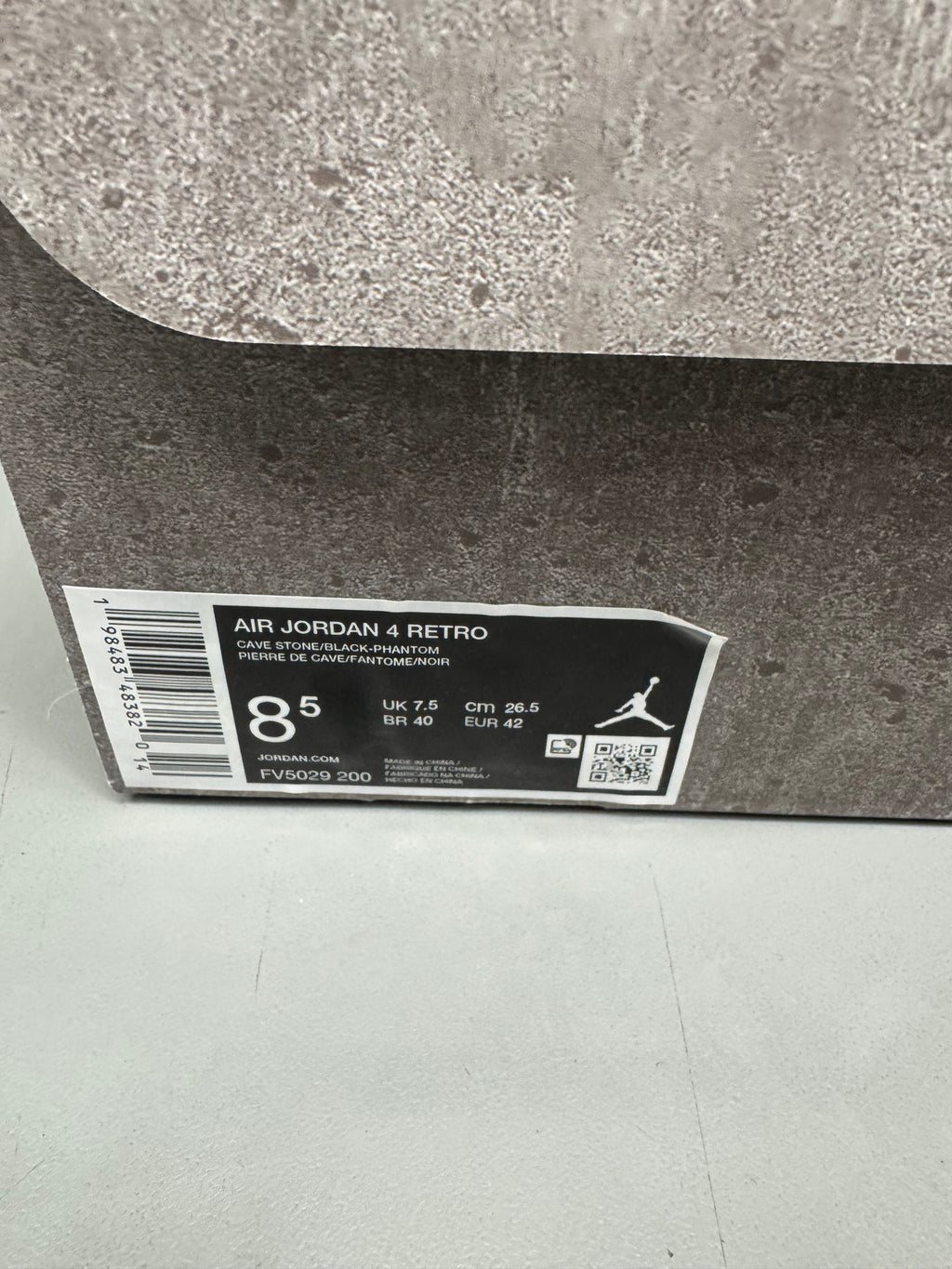 Jordan 4 Retro "Cave Stone" Size 8.5 Preowned