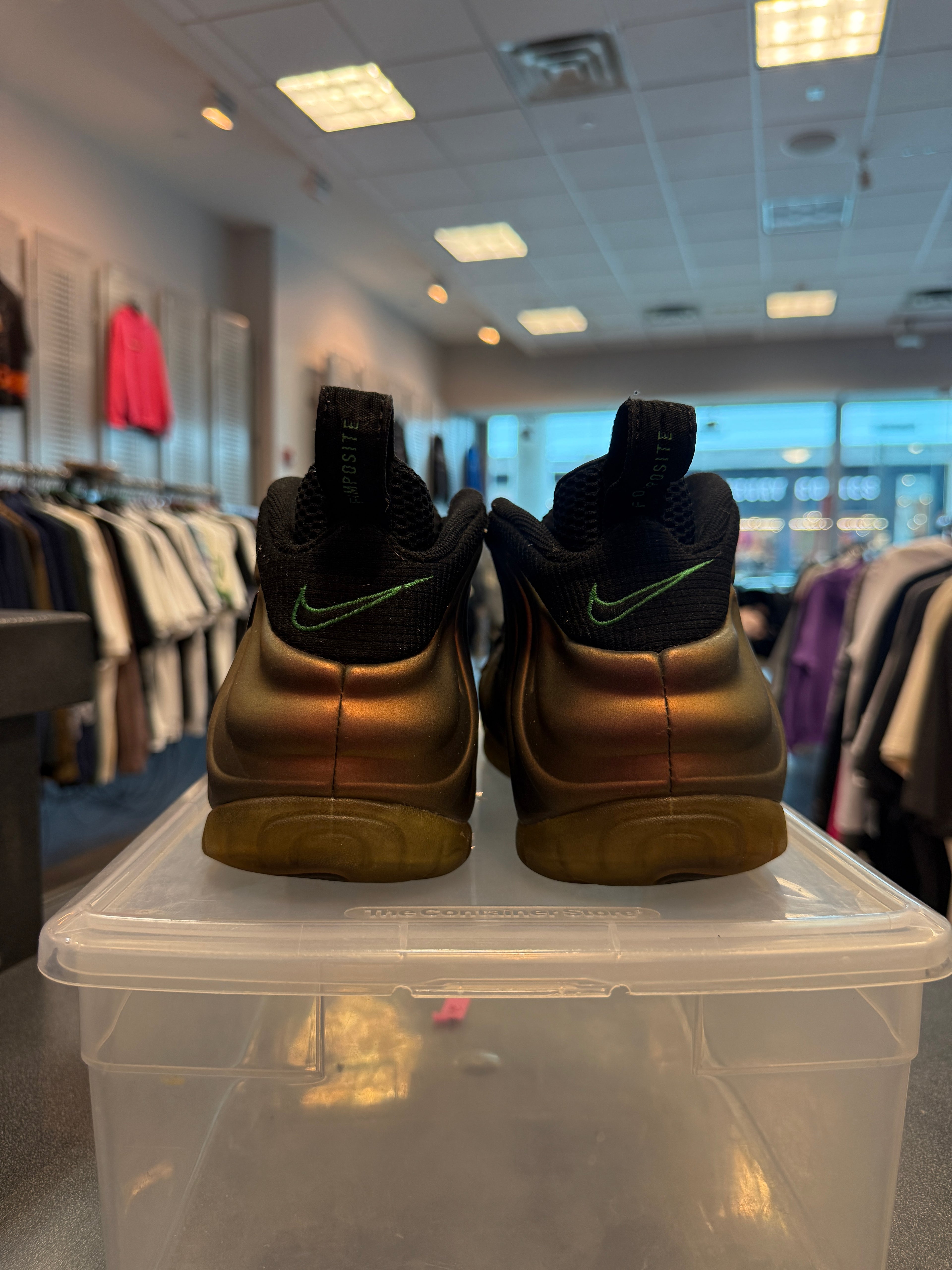 Nike Air Foamposite Pro 'Gym Green' Size 10 Preowned