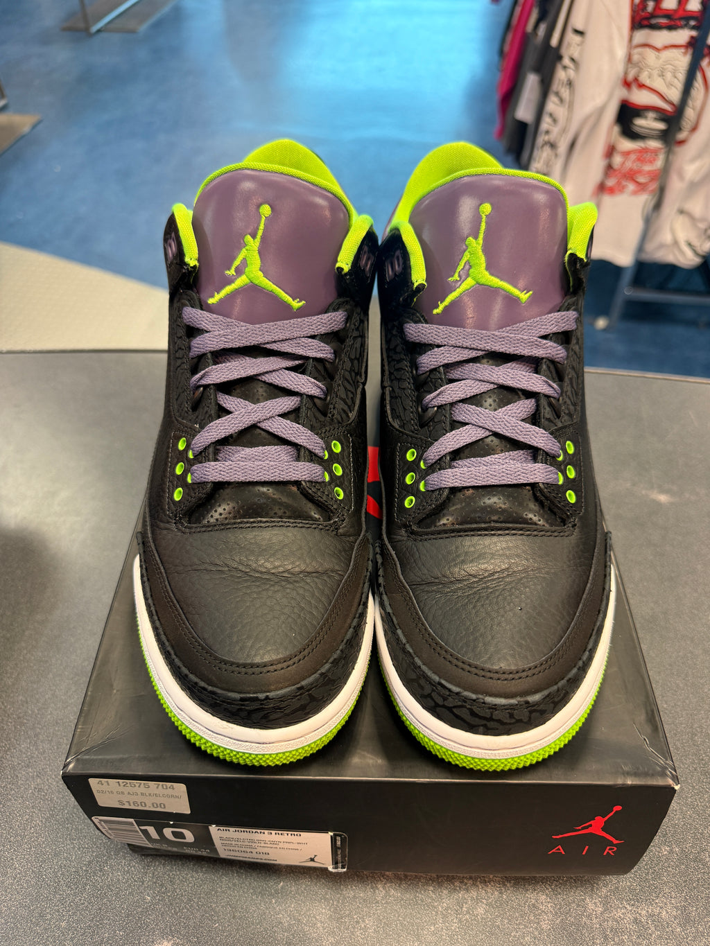 Jordan 3 Retro "Joker" Size 10 Preowned