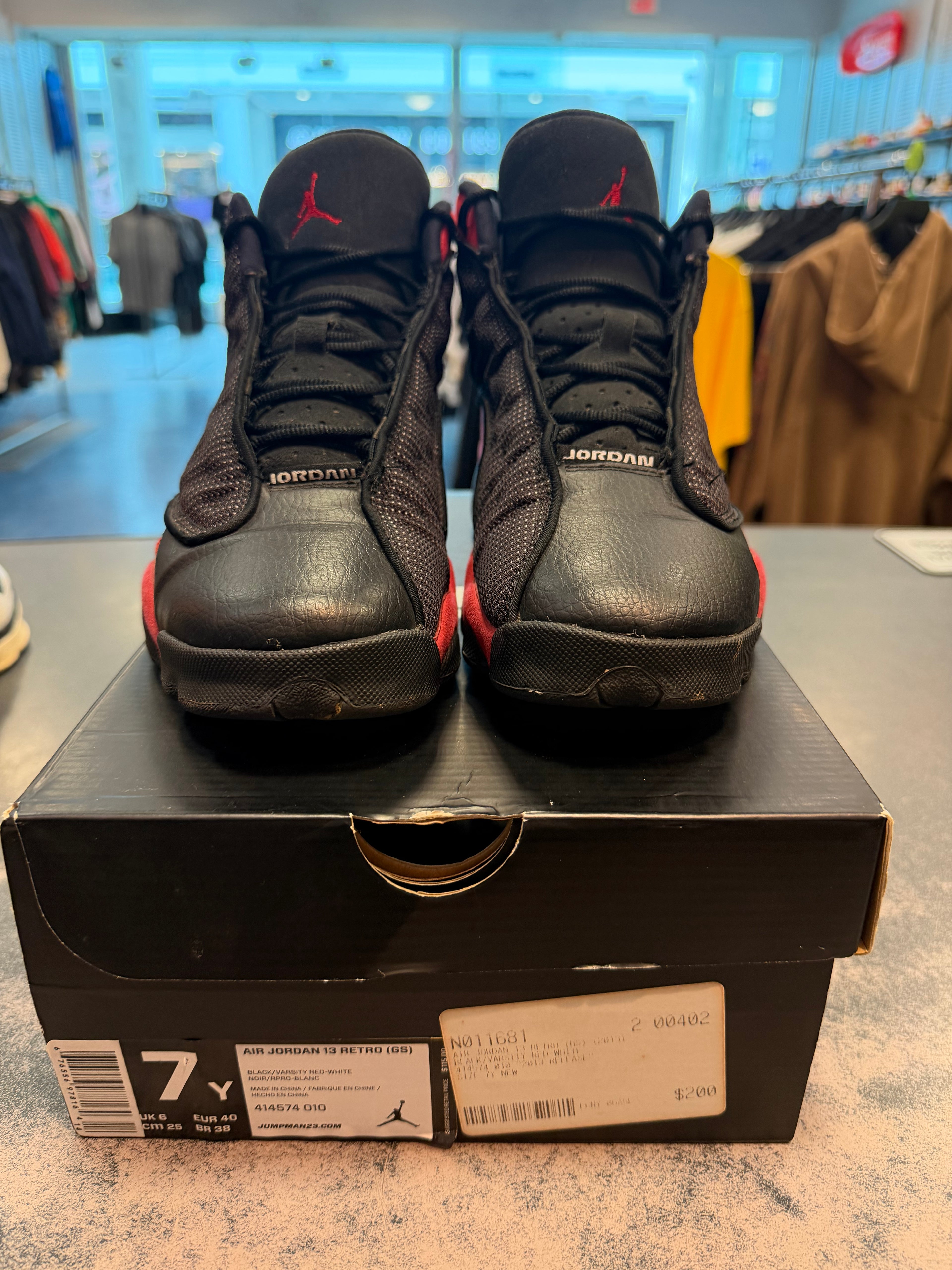 Jordan 13 Retro Bred 2013 (GS) Size 7Y Preowned