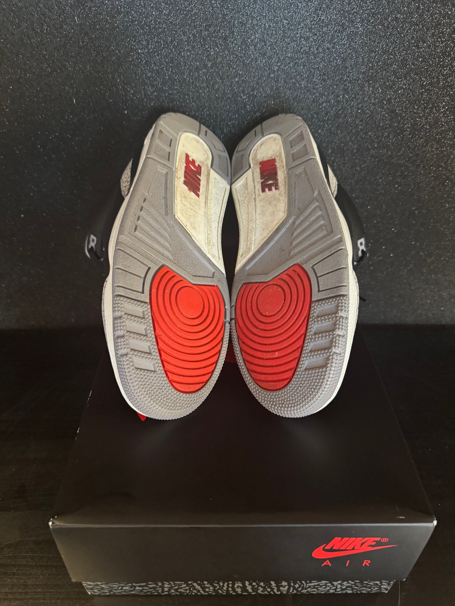 Jordan 3 'Black Cement Reimagined 2024' Size 9 Preowned with box
