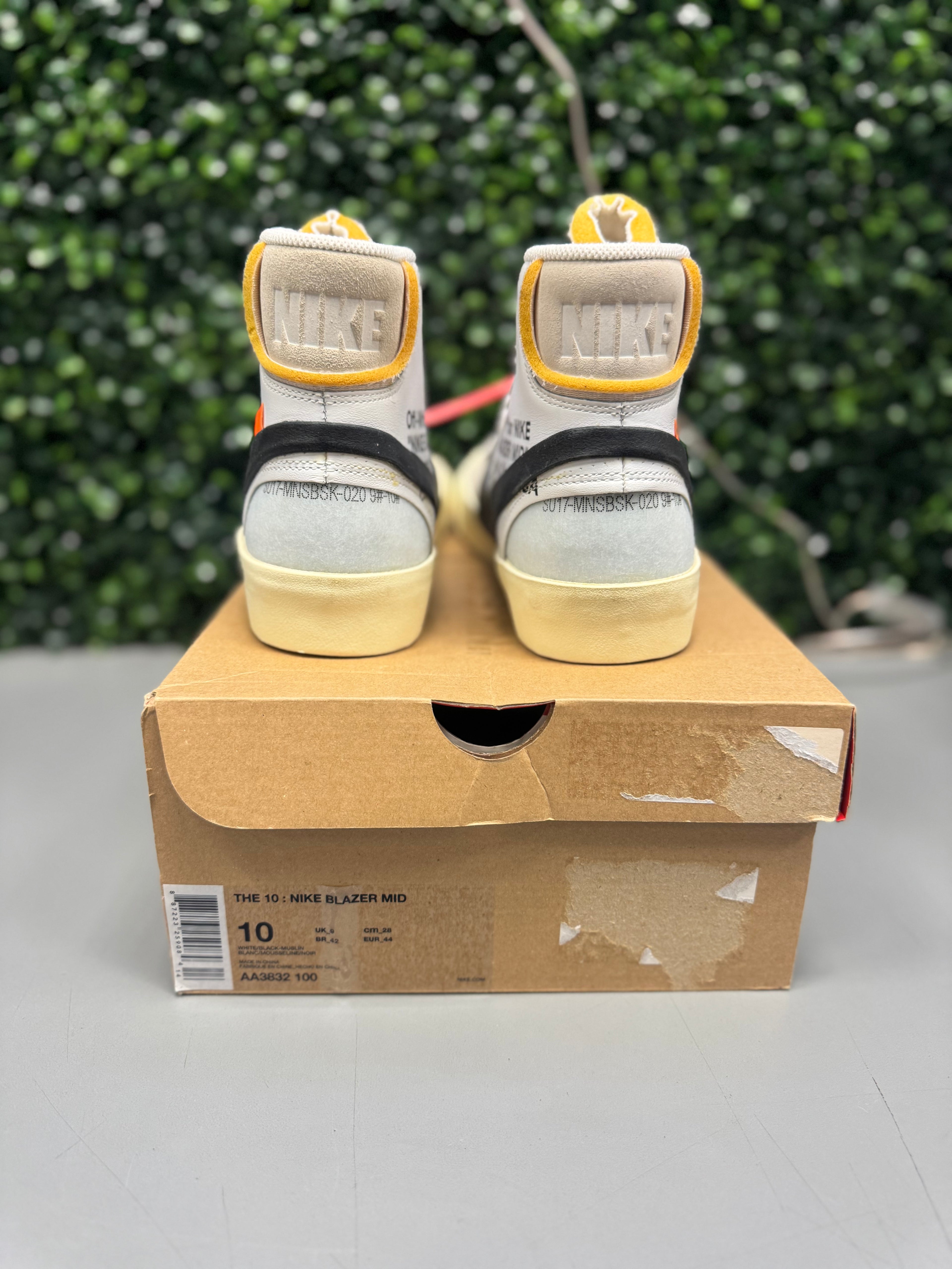 Nike Blazer Mid X Off-White "The Ten" Size 10 Brand New