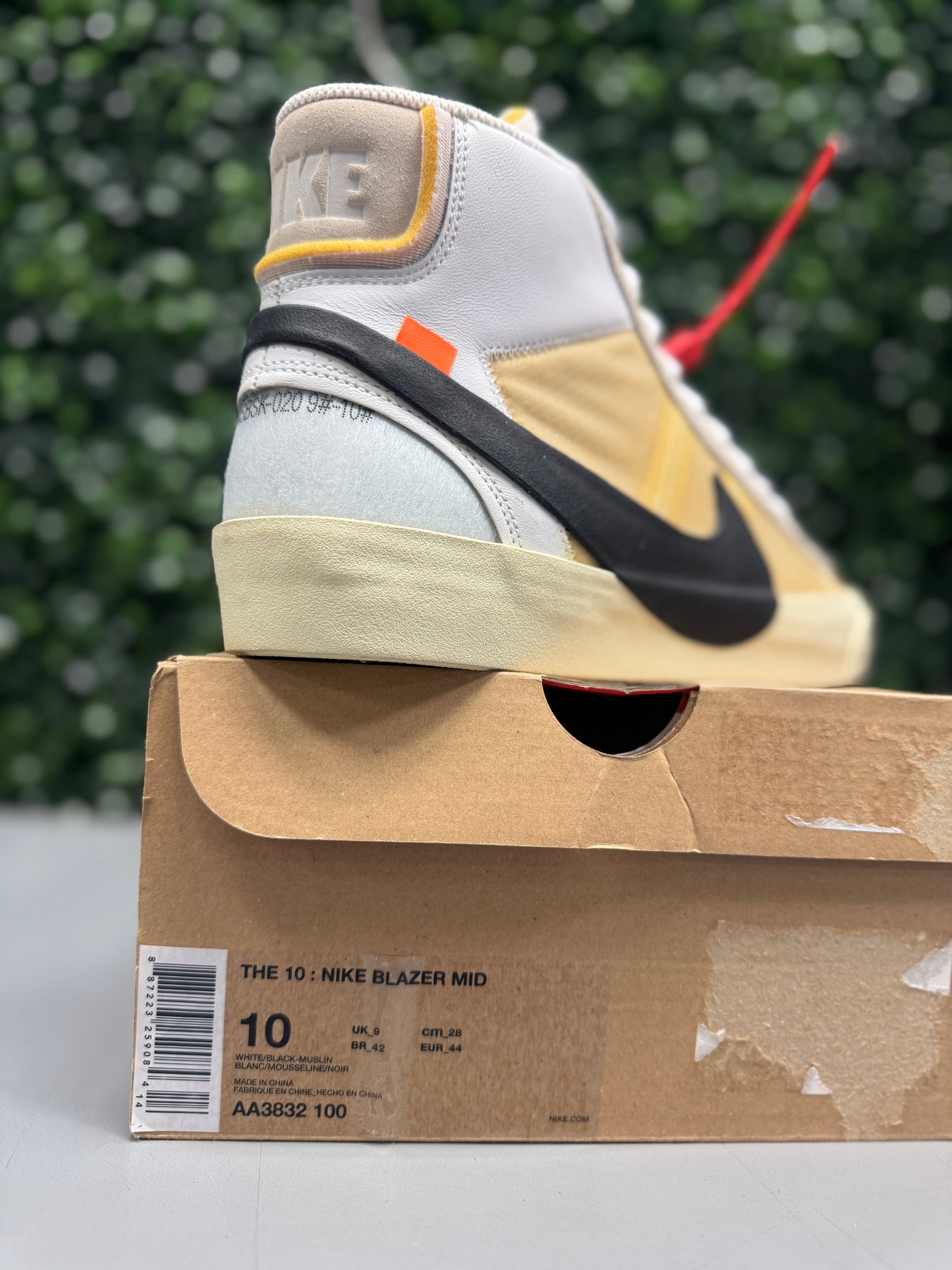 Nike Blazer Mid X Off-White "The Ten" Size 10 Brand New
