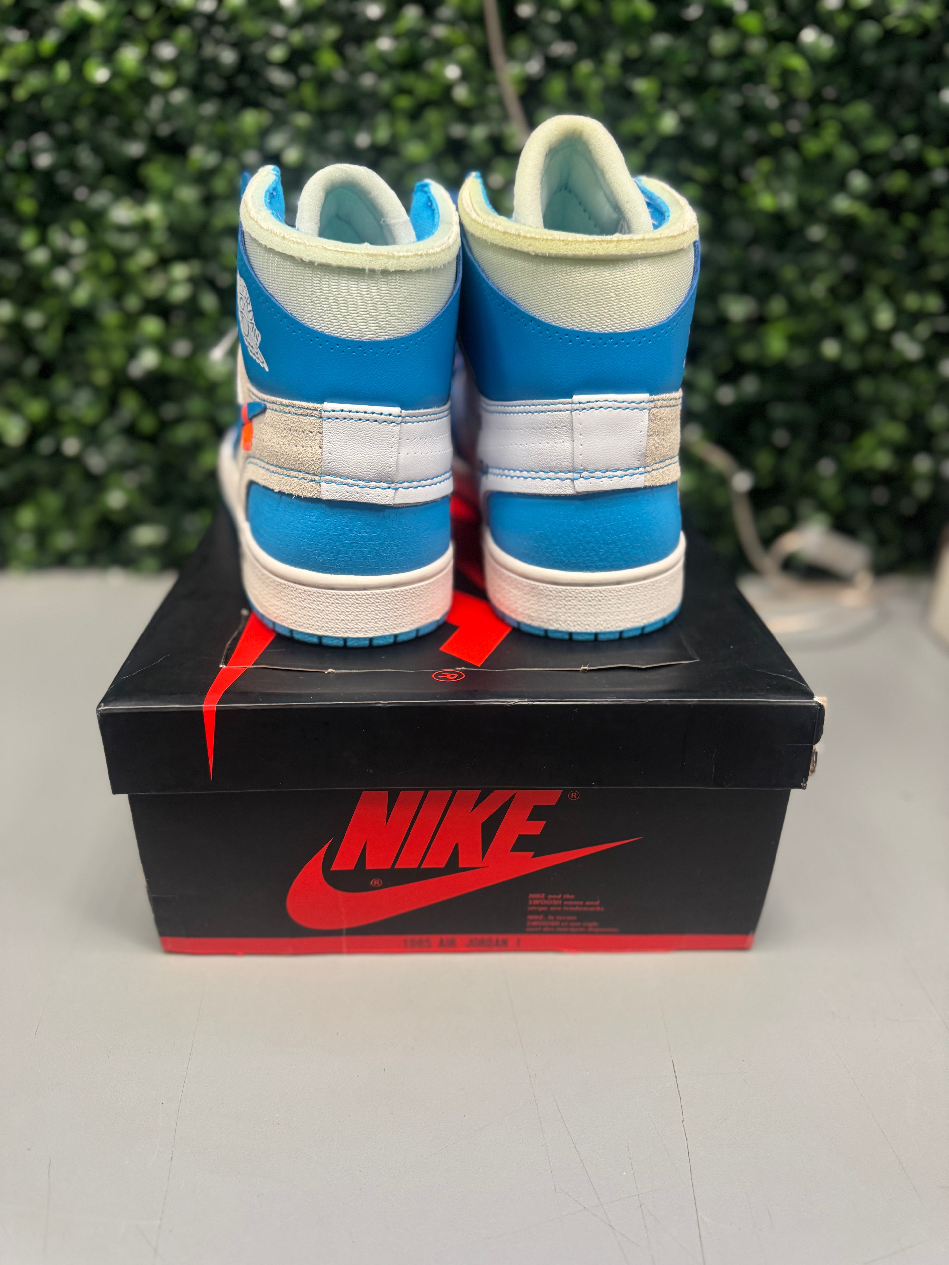 Jordan 1 High x Off-White "University Blue" PROMO SAMPLE Size 10 Brand New