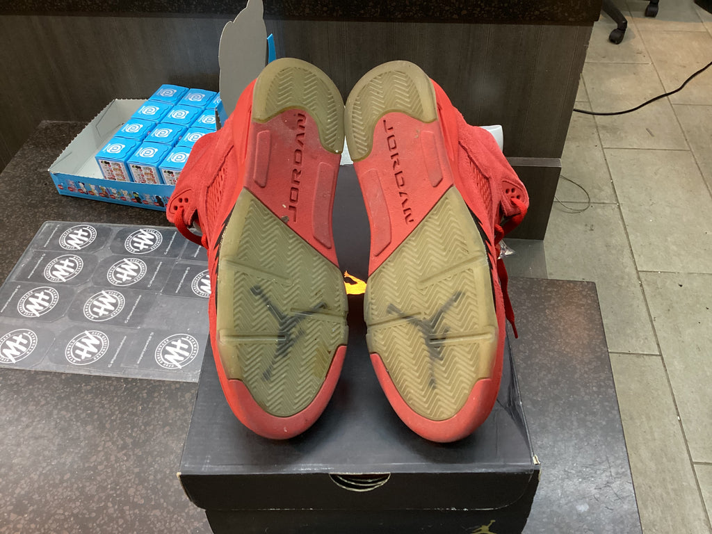 Air Jordan 5 " Red Suede" Preowned