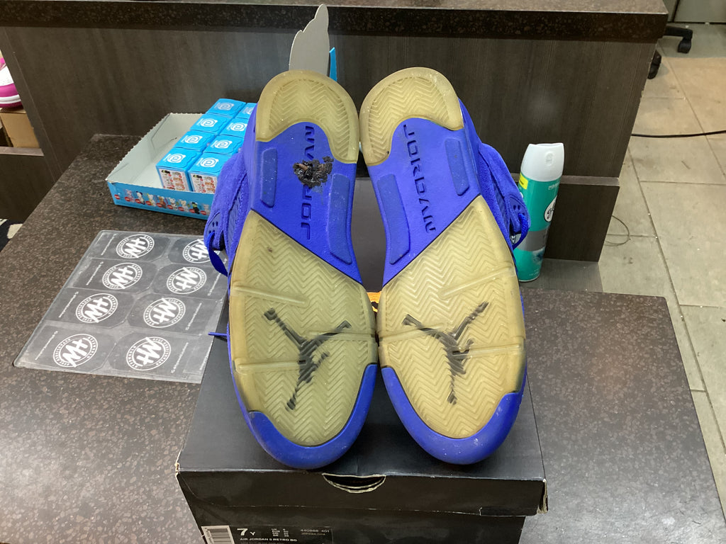 Air Jordan 5 "Blue Suede" Preowned