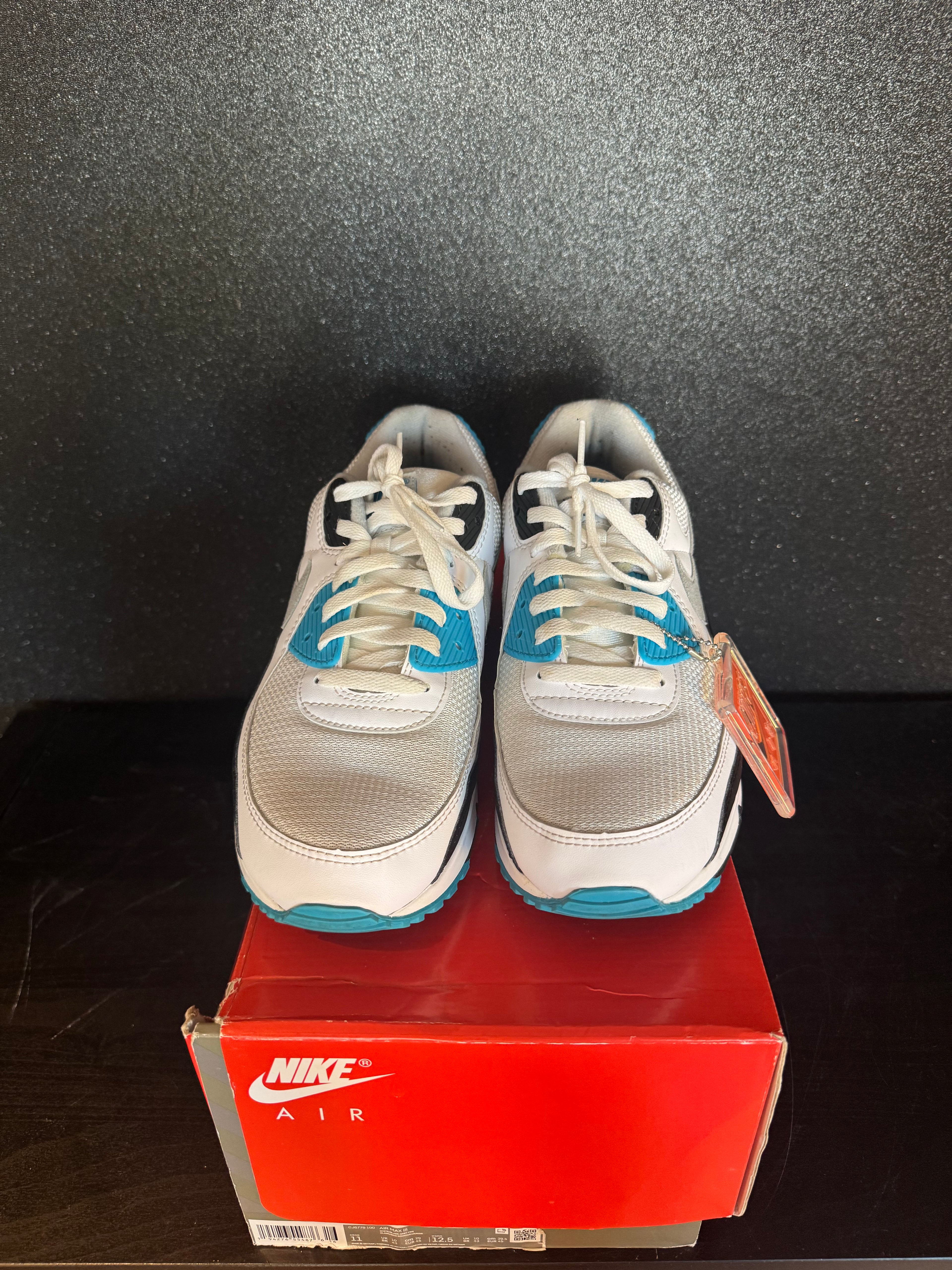 Air Max 90 'Laser Blue' Size 11 Preowned with box