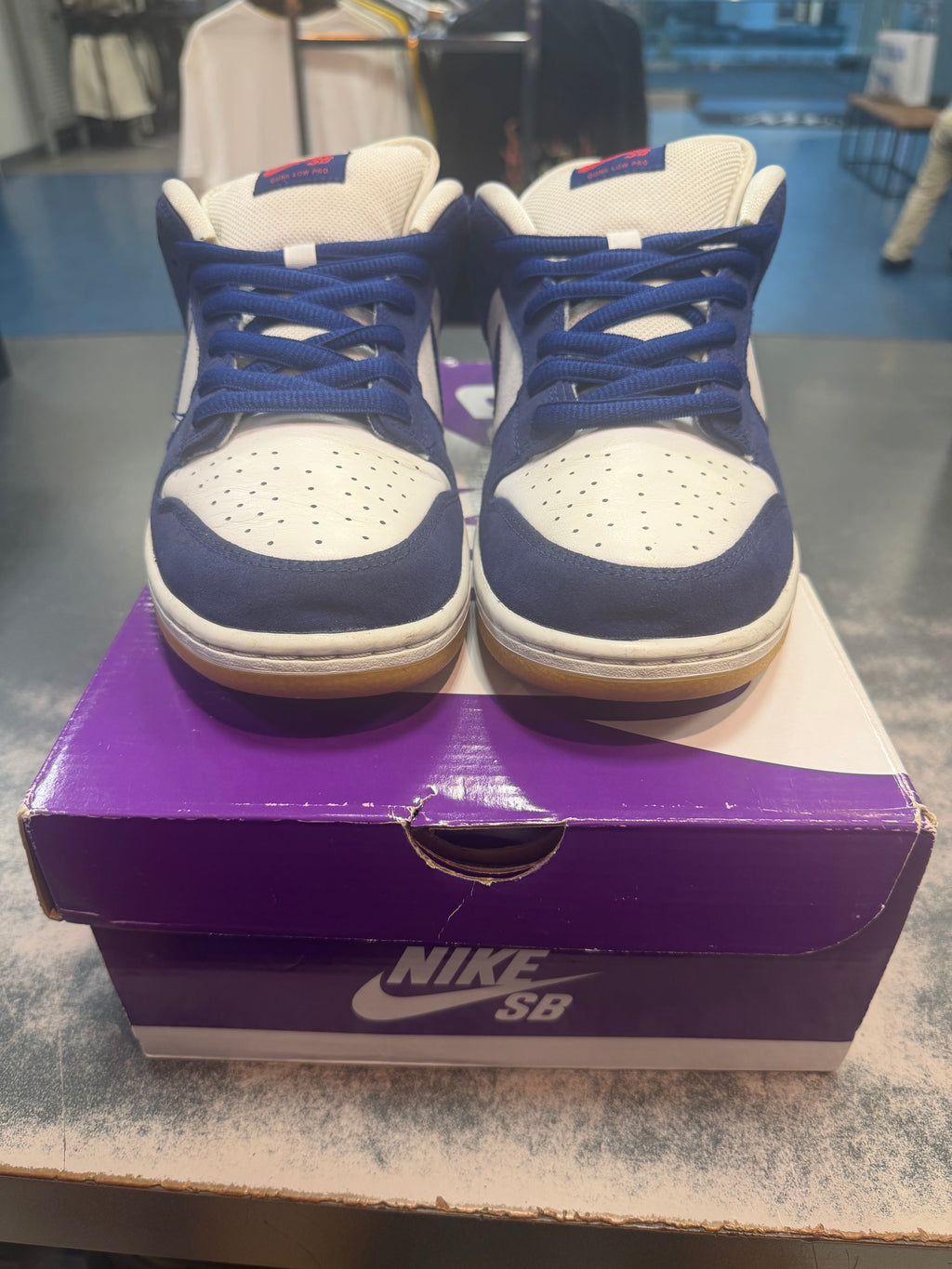 Nike SB Dunk Low Los Angeles Dodgers Size 10.5M Preowned