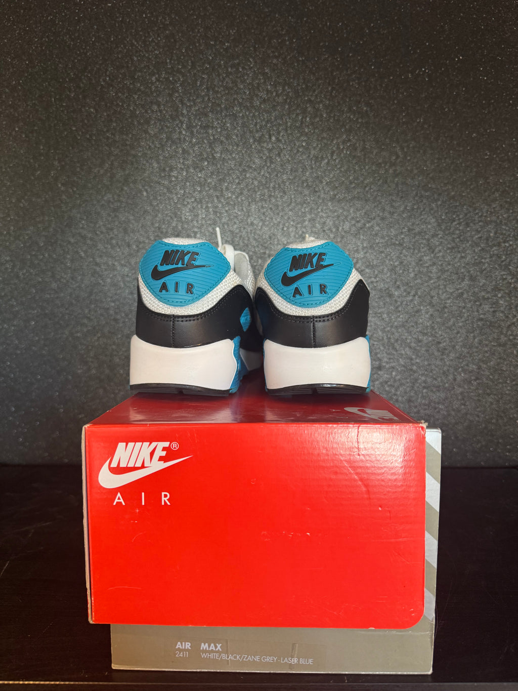 Air Max 90 'Laser Blue' Size 11 Preowned with box