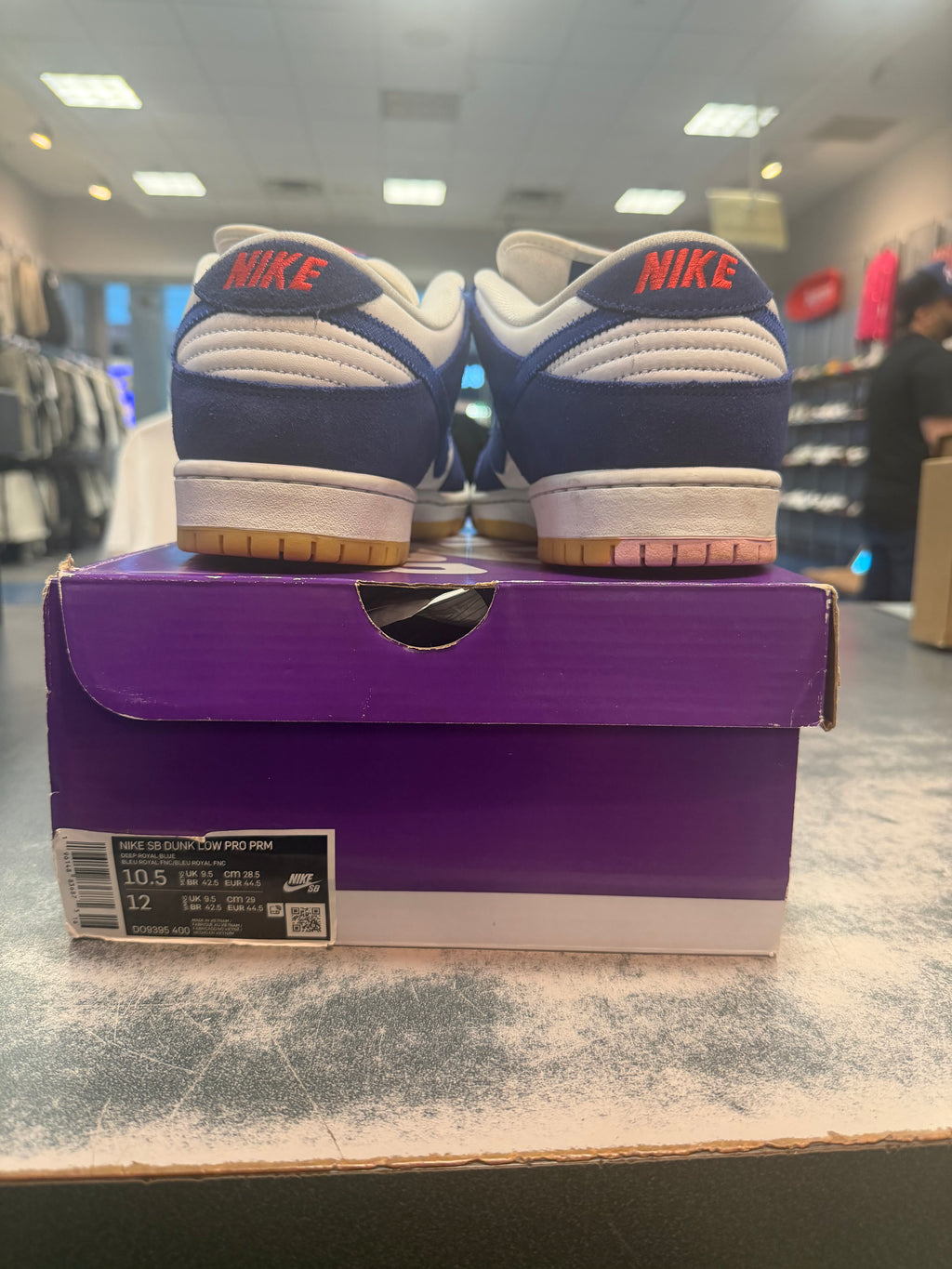 Nike SB Dunk Low Los Angeles Dodgers Size 10.5M Preowned
