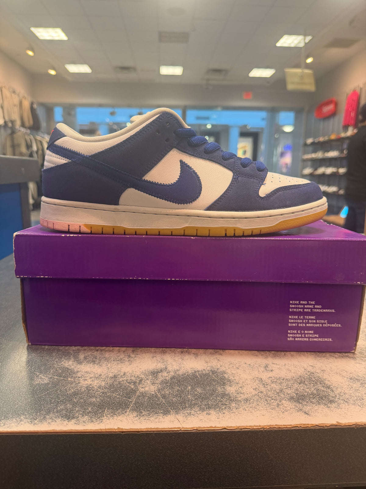 Nike SB Dunk Low Los Angeles Dodgers Size 10.5M Preowned