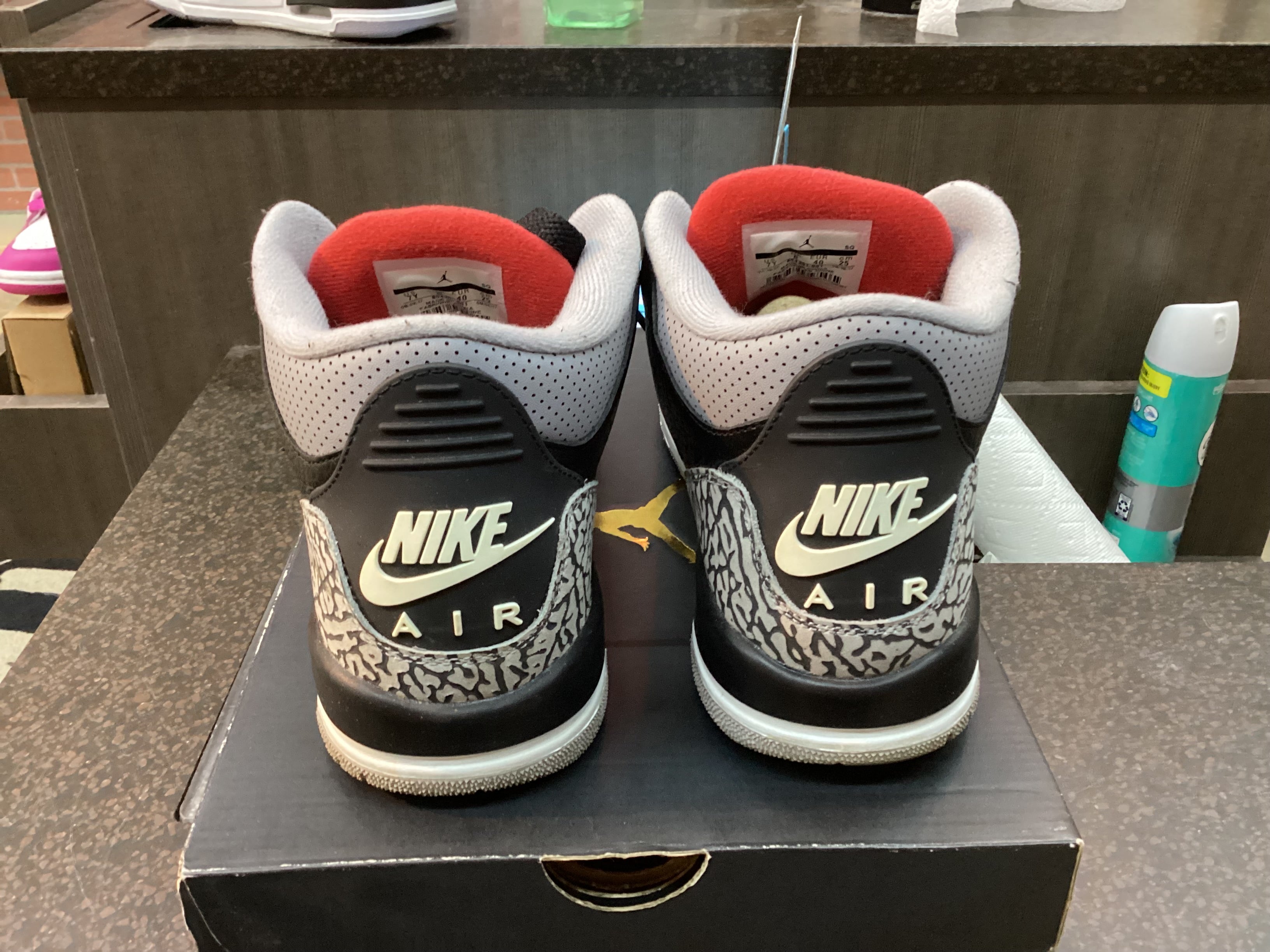 Air Jordan 3 " Black Cement" Preowned
