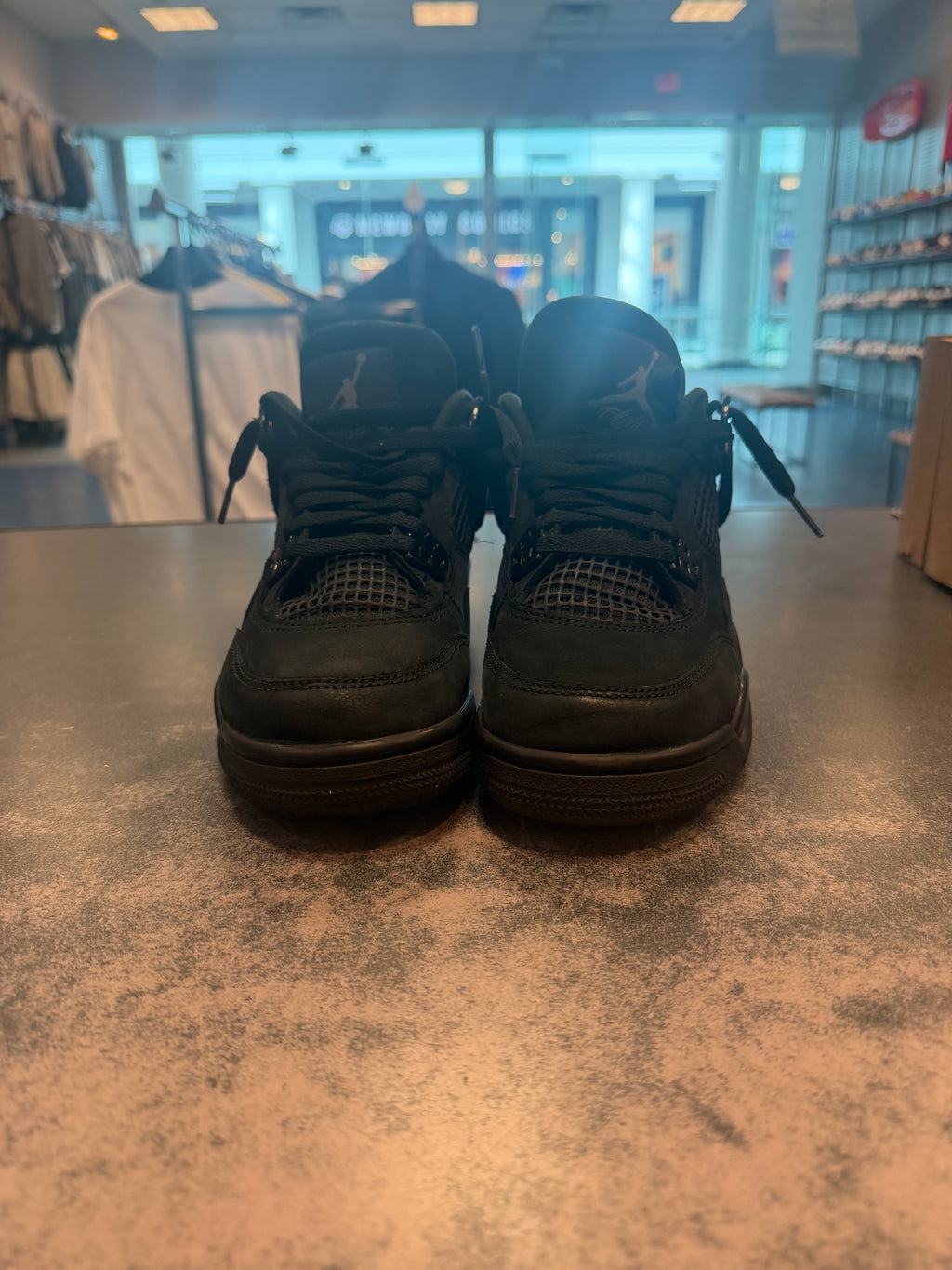 Jordan 4 Retro Black Cat (2025) (GS) Size 6.5Y Preowned (No Box)