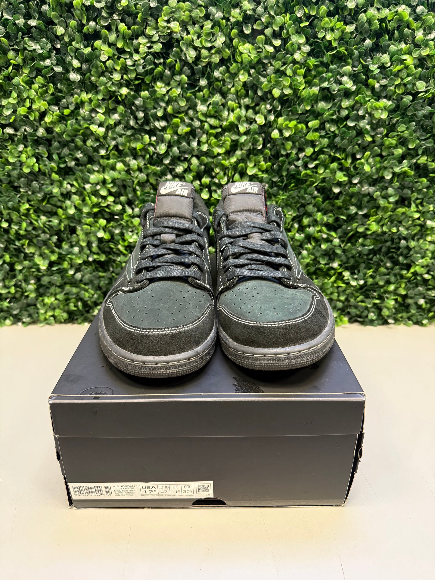Jordan 1 Retro Low OG SP Travis Scott "Black Phantom" size 12.5