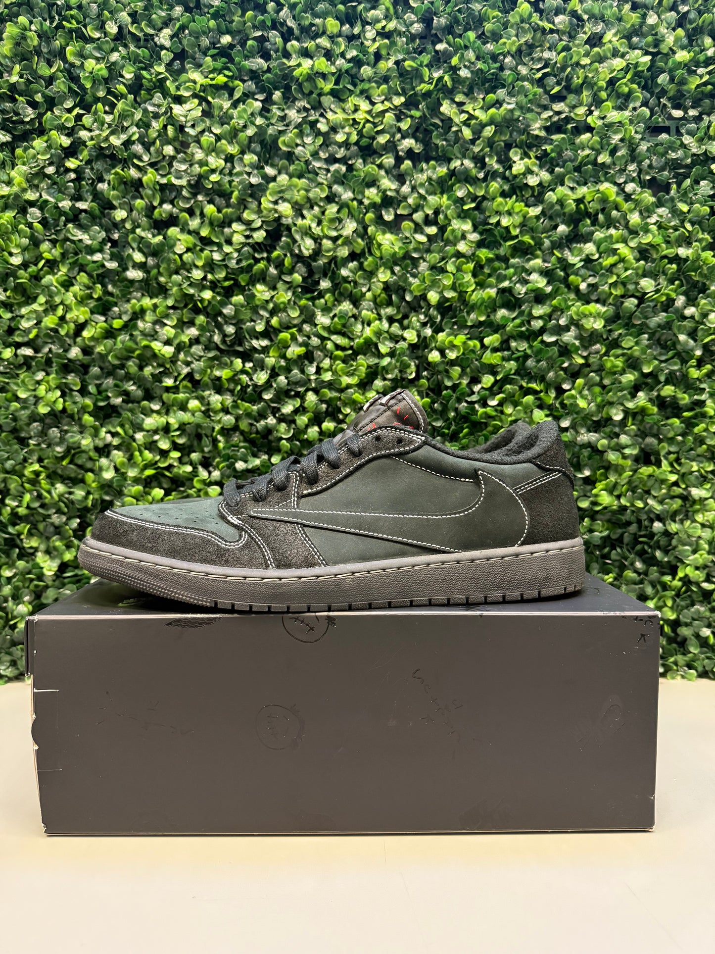 Jordan 1 Retro Low OG SP Travis Scott "Black Phantom" size 12.5