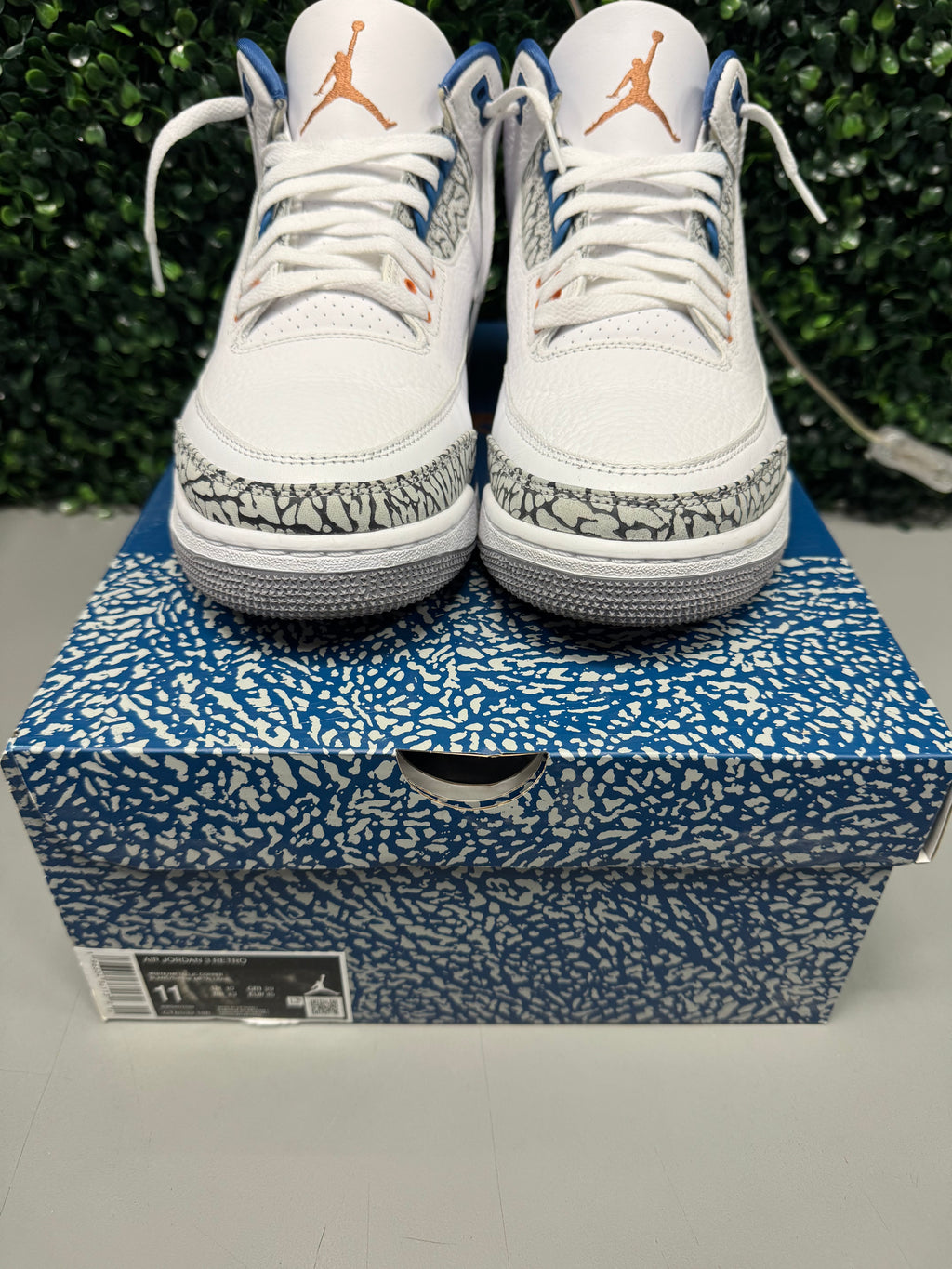 Jordan 3 "Wizards" Size 11 Preowned