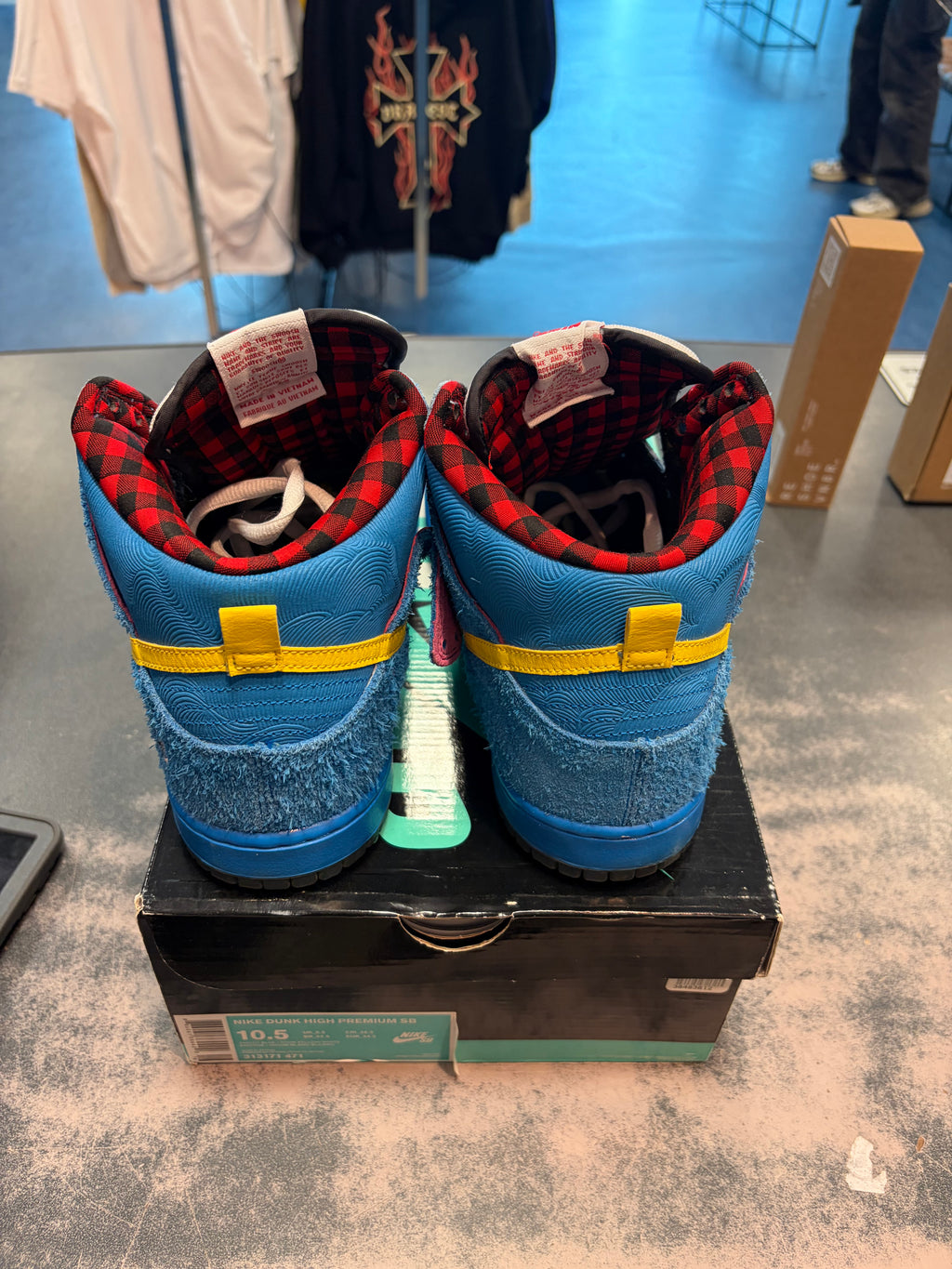 Nike SB Dunk High Familia Blue Ox Size 10.5 Preowned