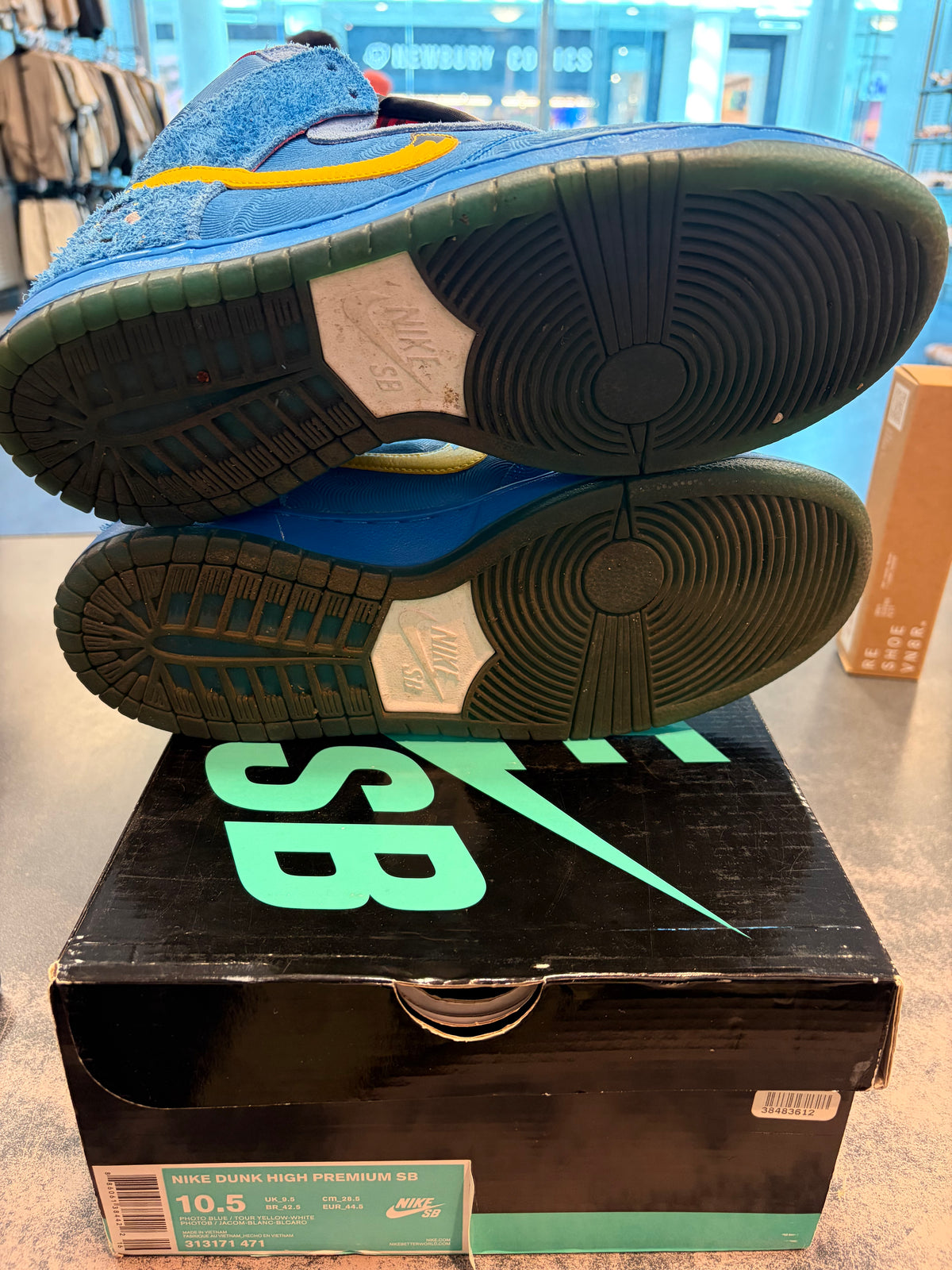 Nike SB Dunk High Familia Blue Ox Size 10.5 Preowned