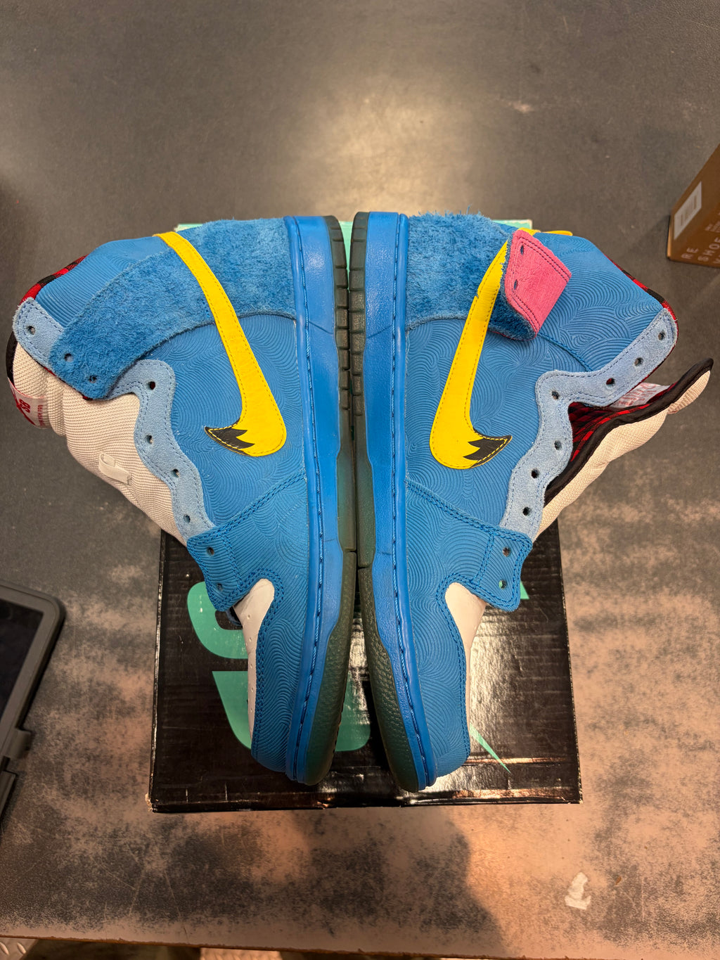 Nike SB Dunk High Familia Blue Ox Size 10.5 Preowned