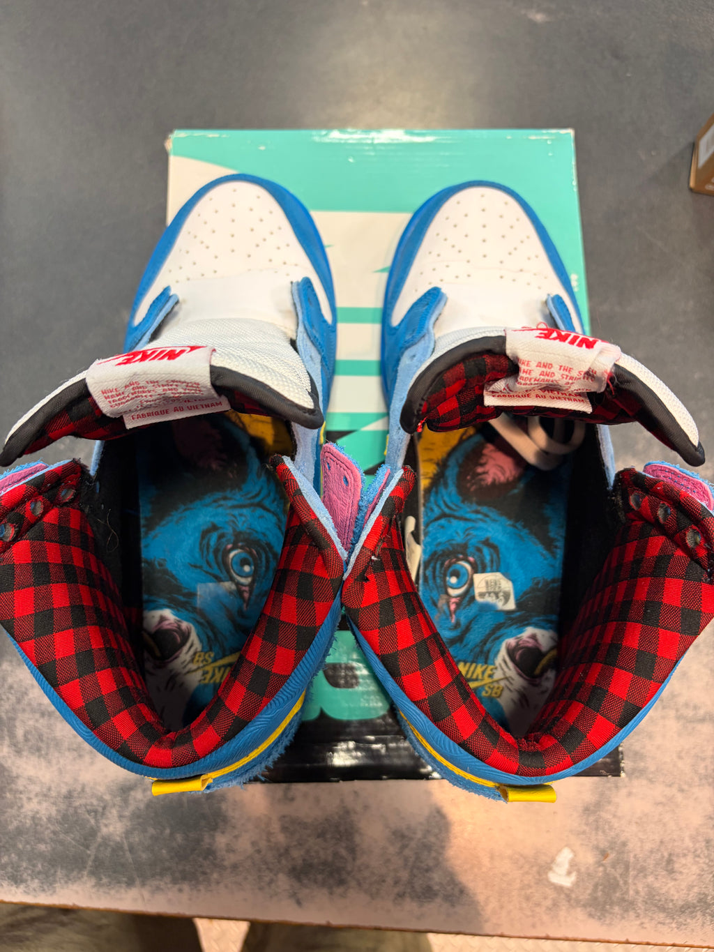 Nike SB Dunk High Familia Blue Ox Size 10.5 Preowned