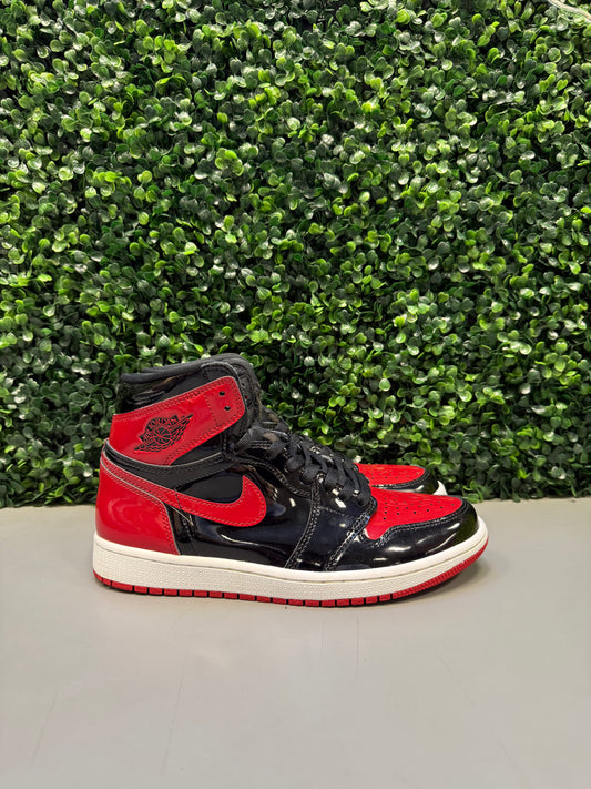 Jordan 1 High "Patent Bred" Size 8.5 Preowned