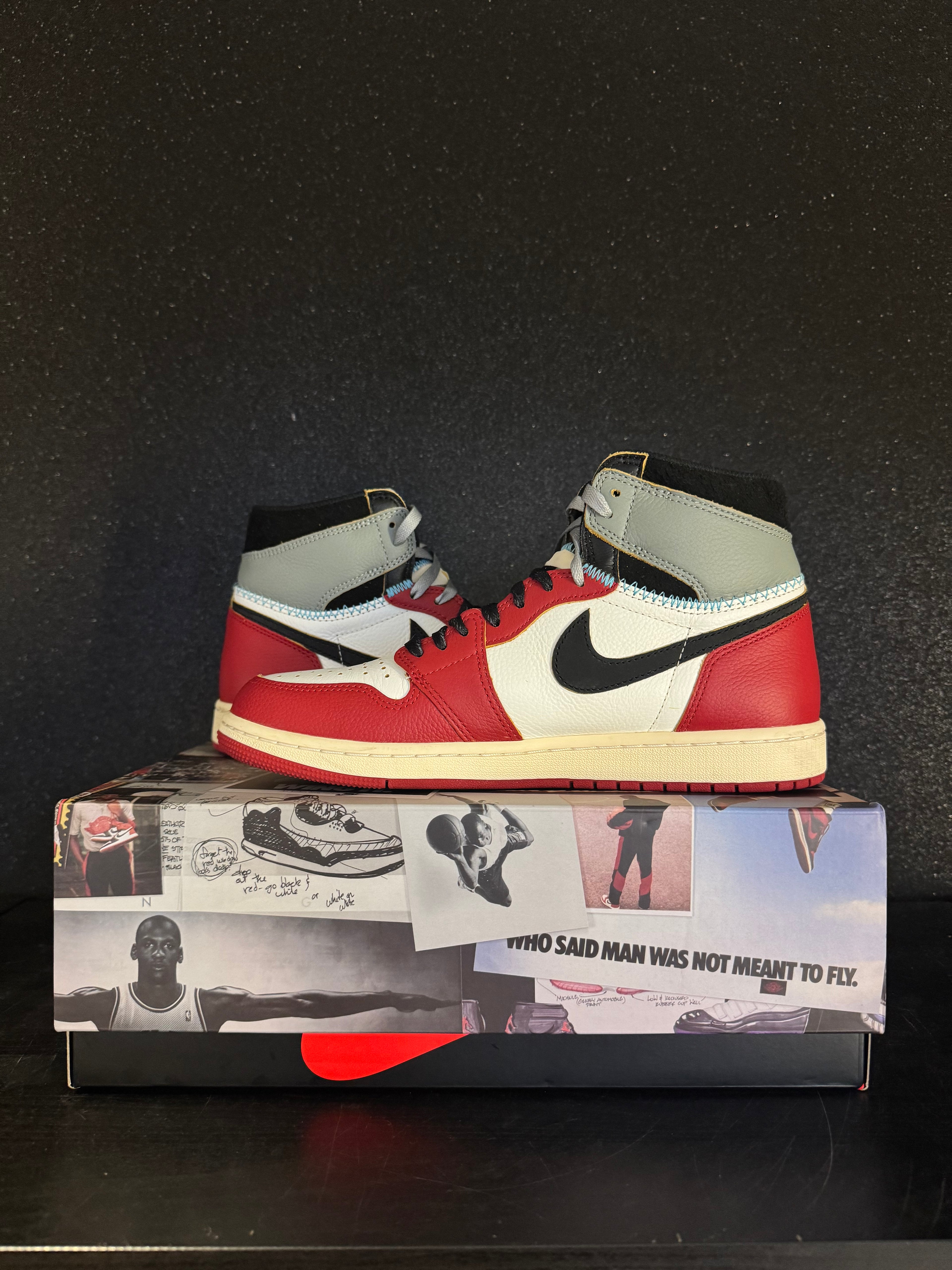 Jordan 1 x Union 'LA to Chicago' Size 9.5 Preowned with box