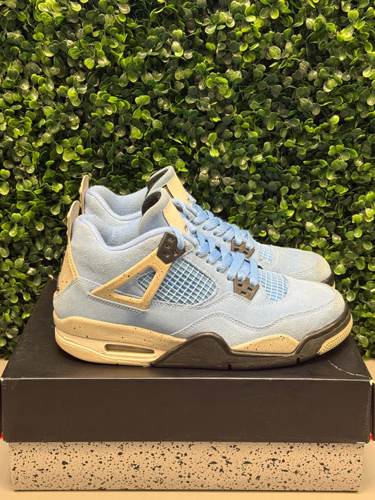 Jordan 4 "University Blue" Size 7Y Preowned