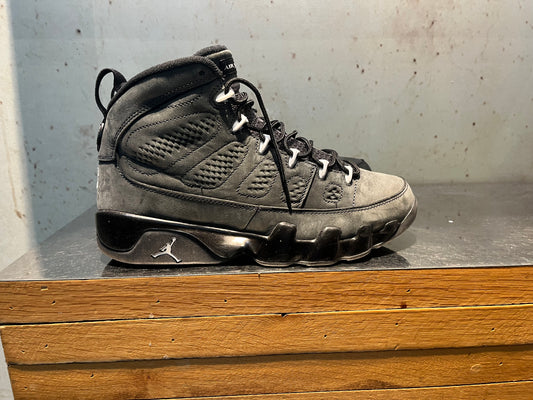 Jordan 9 "Anthracite" Size 9.5 Preowned