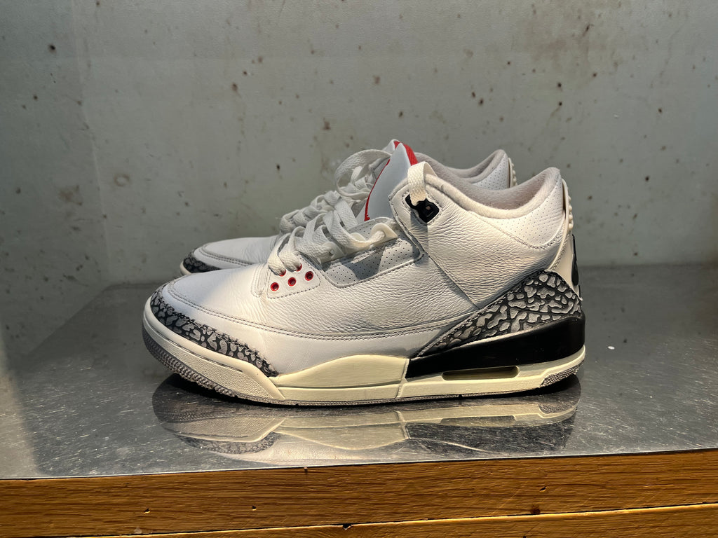 Jordan 3 "White Cement Reimagined" Size 9.5 Preowned