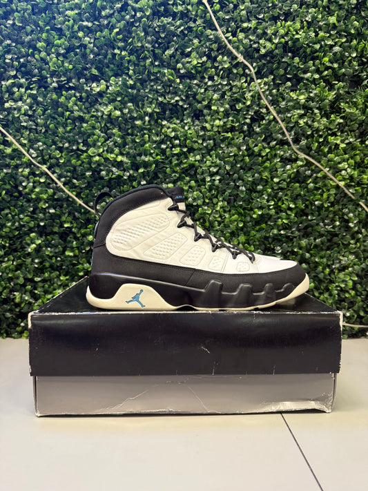 Jordan 9 "University Blue" Size 12 Preowned