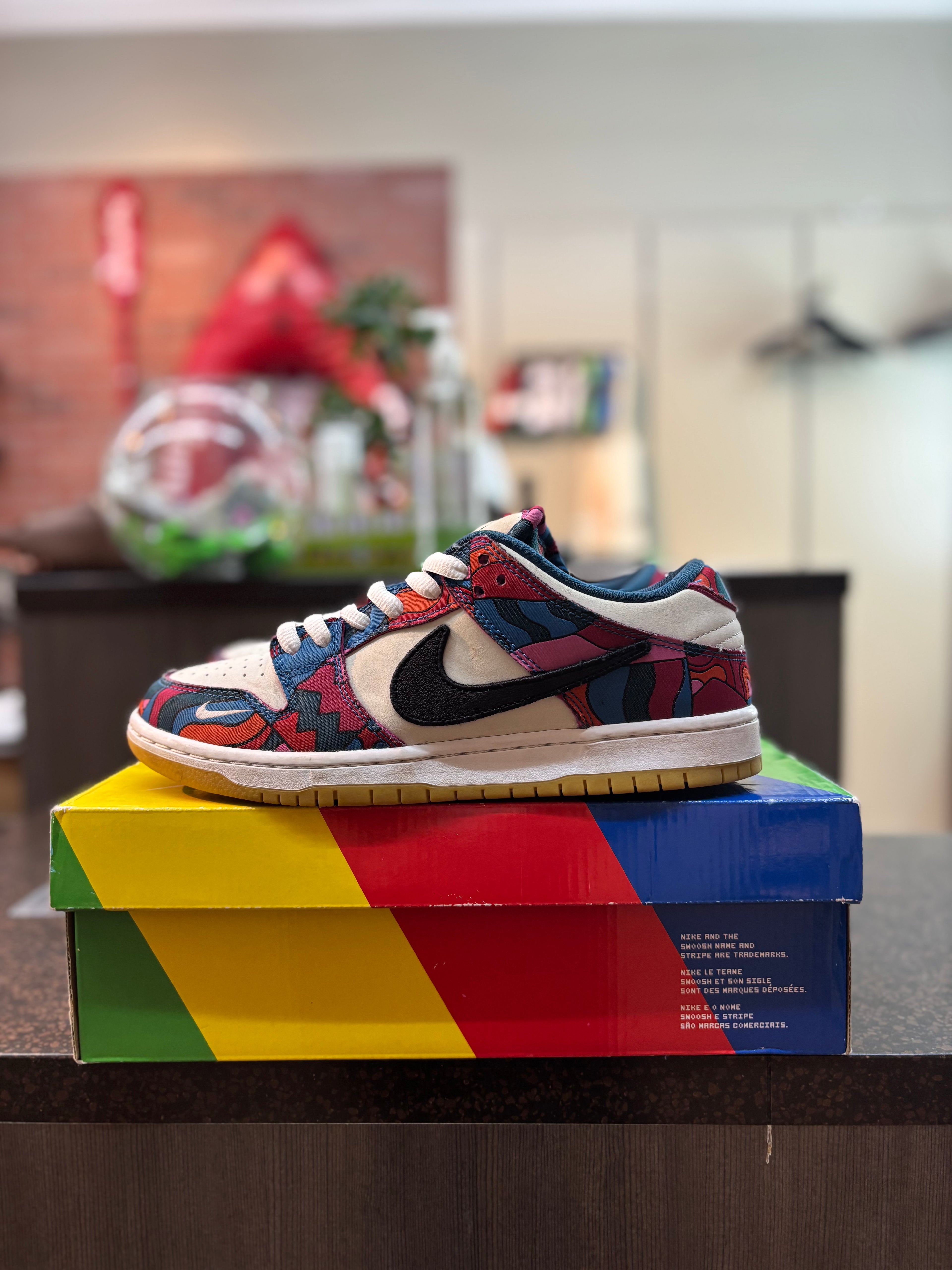 Nike SB Dunk Low "Parra" Size 8.5 Pre Owned