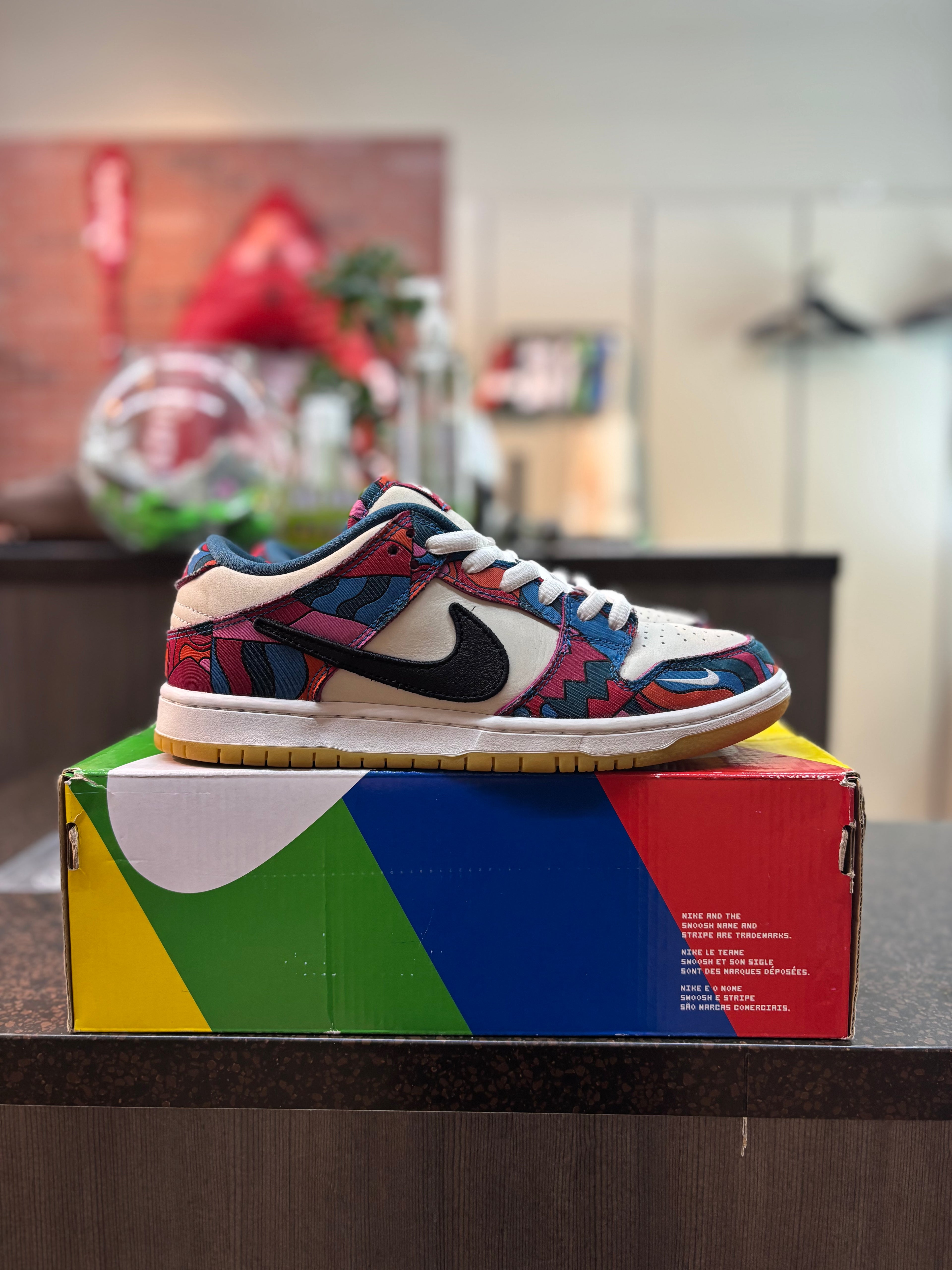 Nike SB Dunk Low "Parra" Size 8.5 Pre Owned