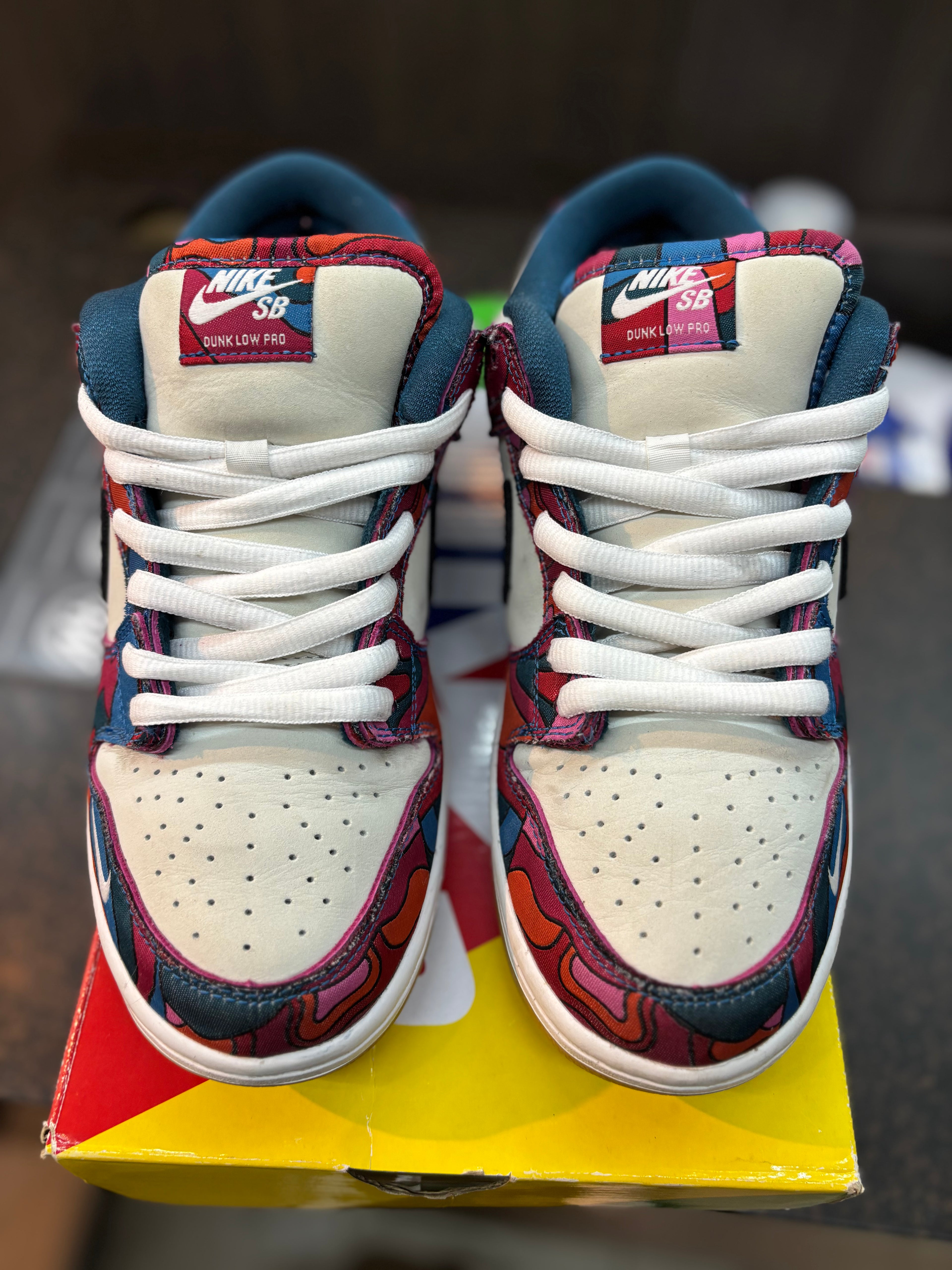 Nike SB Dunk Low "Parra" Size 8.5 Pre Owned